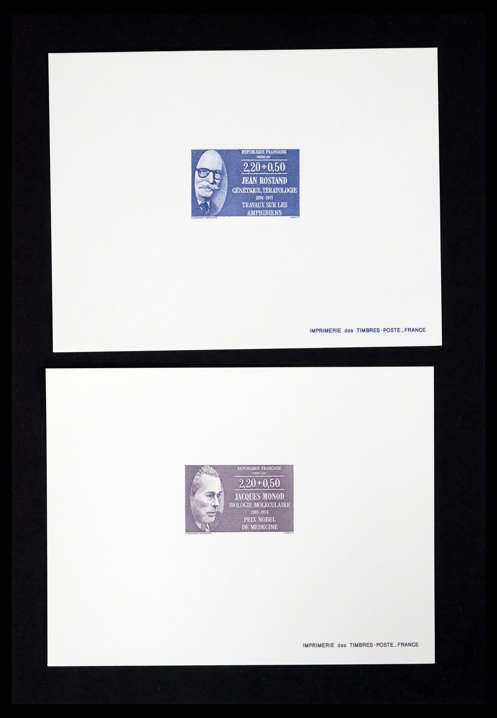 37170 365 - Postzegelverzameling 37170 Frankrijk epreuves de luxe 1951-1987.