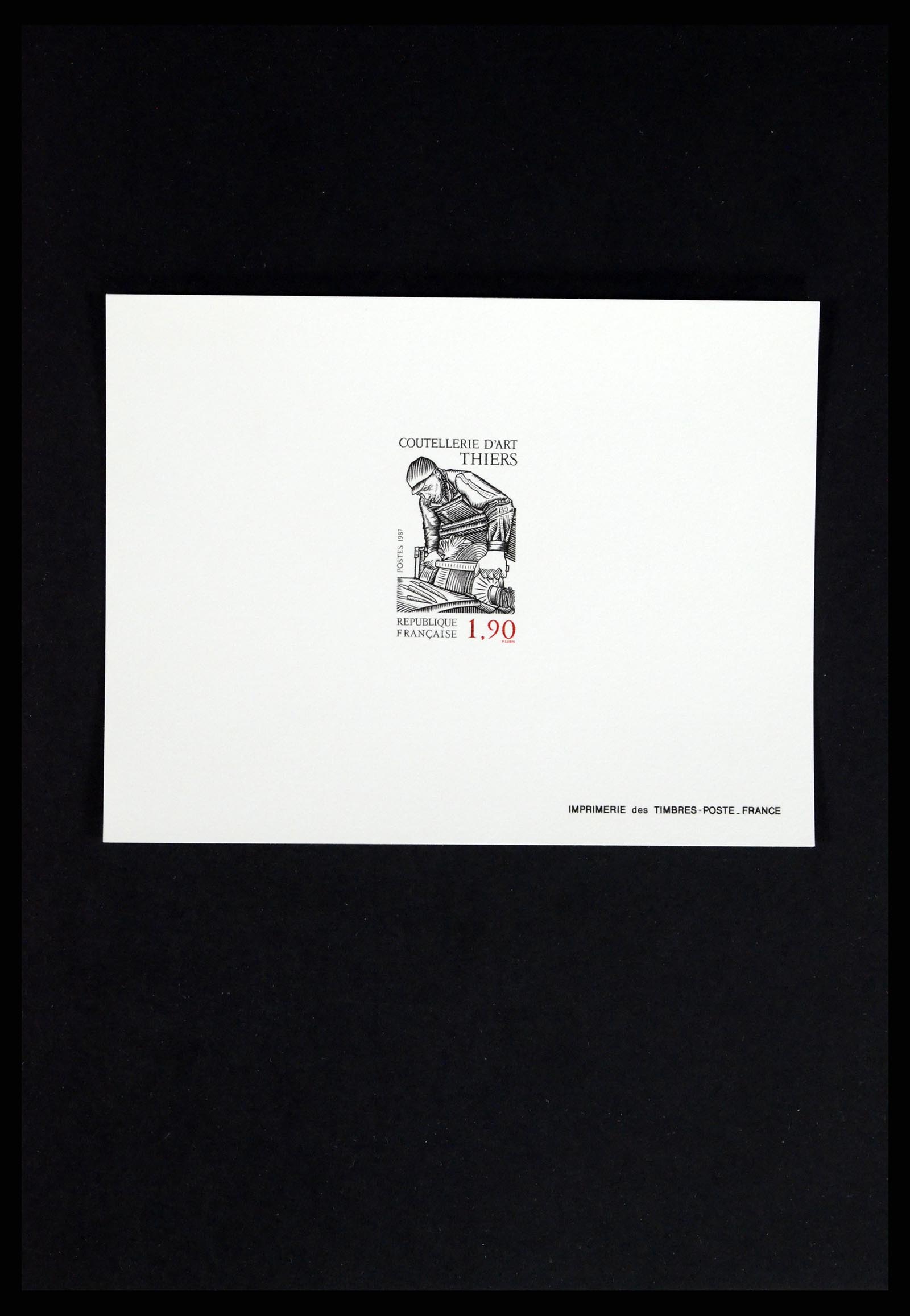 37170 373 - Postzegelverzameling 37170 Frankrijk epreuves de luxe 1951-1987.