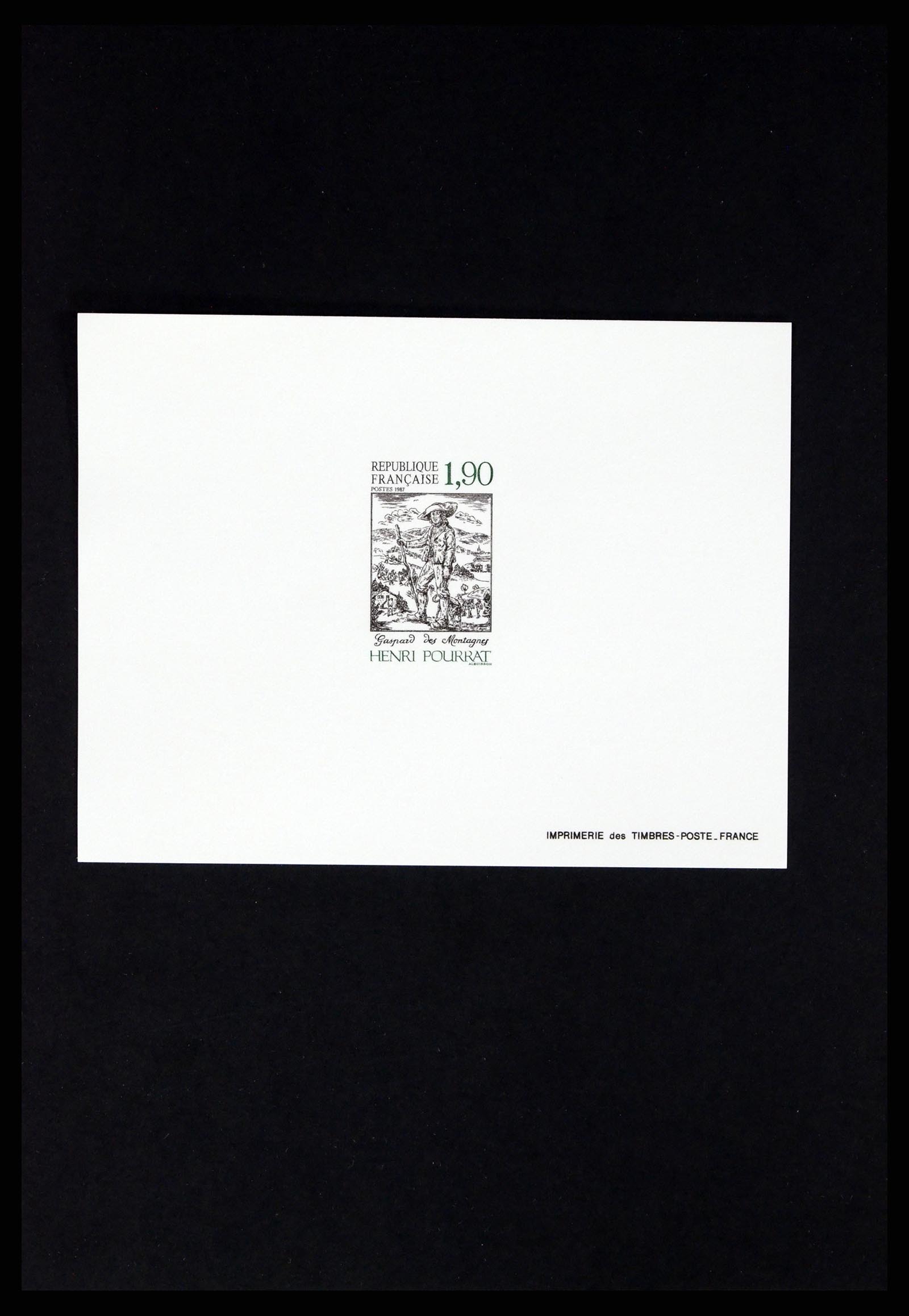 37170 379 - Postzegelverzameling 37170 Frankrijk epreuves de luxe 1951-1987.