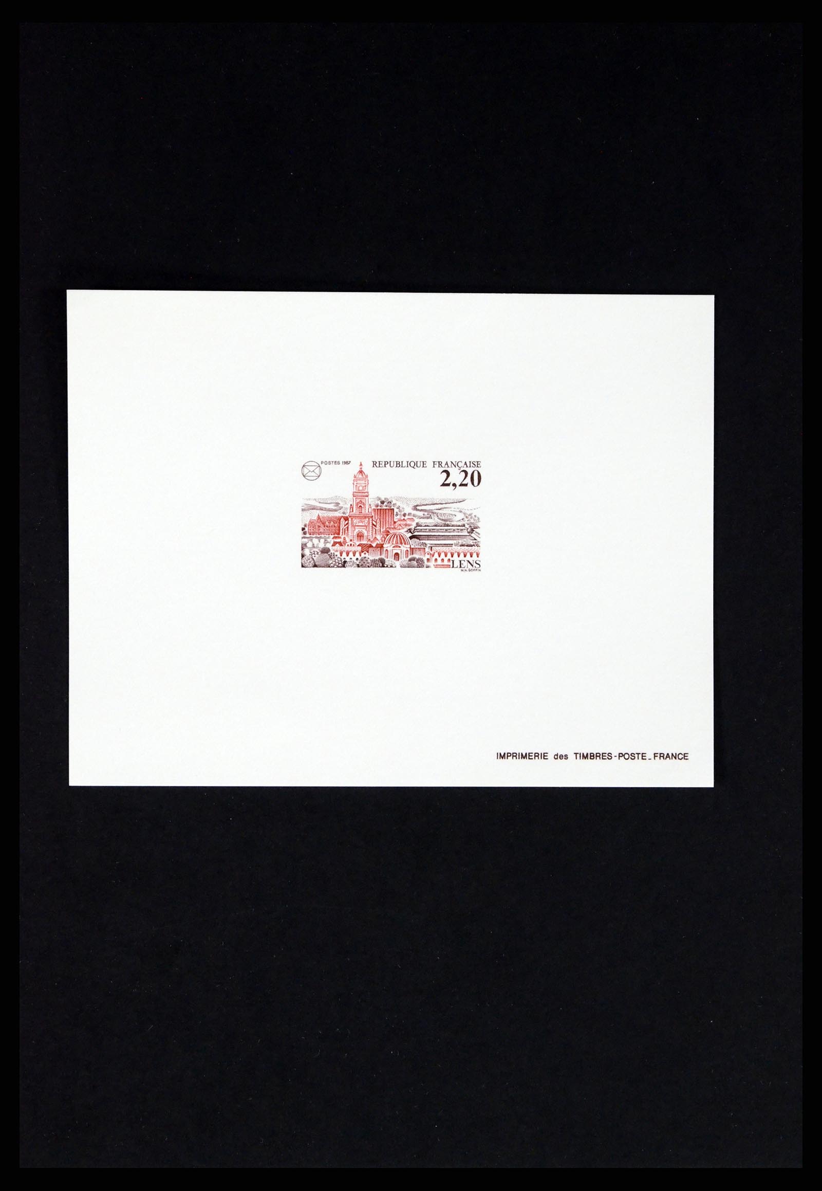 37170 380 - Postzegelverzameling 37170 Frankrijk epreuves de luxe 1951-1987.