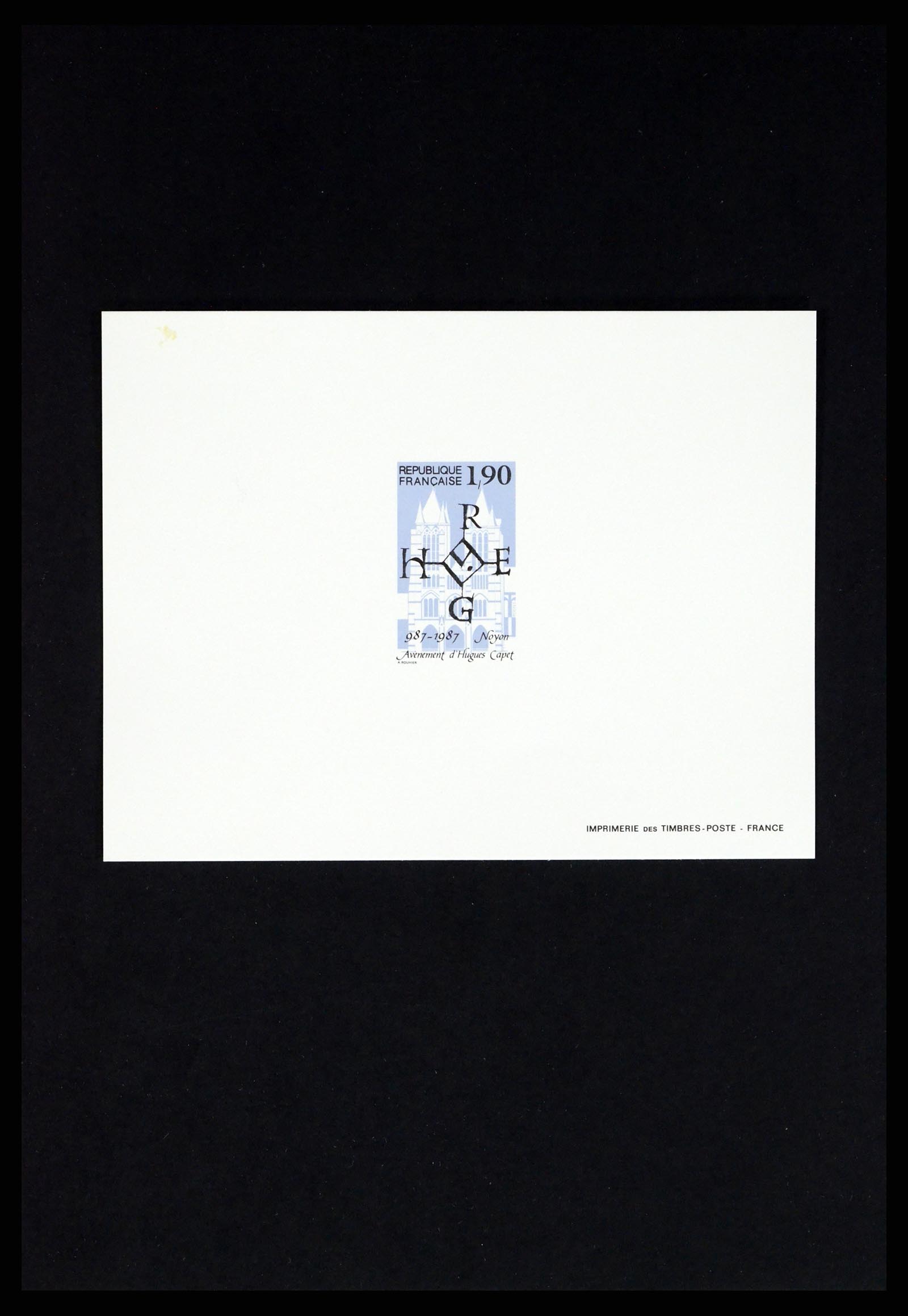 37170 382 - Postzegelverzameling 37170 Frankrijk epreuves de luxe 1951-1987.