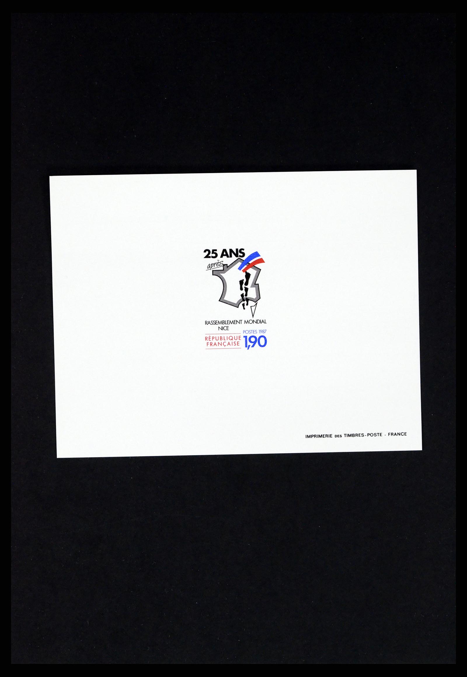 37170 385 - Postzegelverzameling 37170 Frankrijk epreuves de luxe 1951-1987.