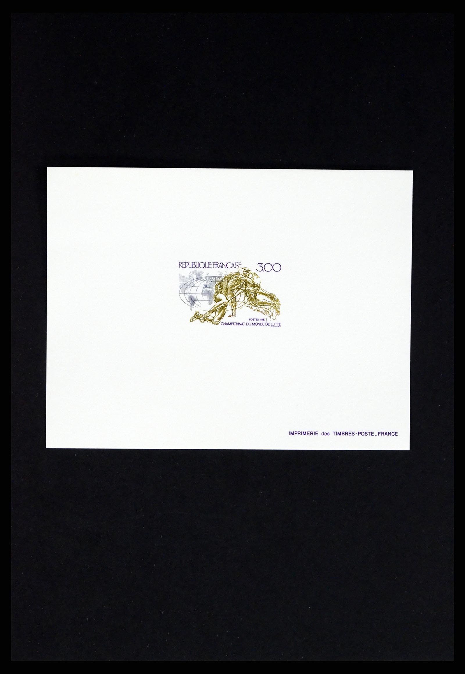 37170 387 - Postzegelverzameling 37170 Frankrijk epreuves de luxe 1951-1987.