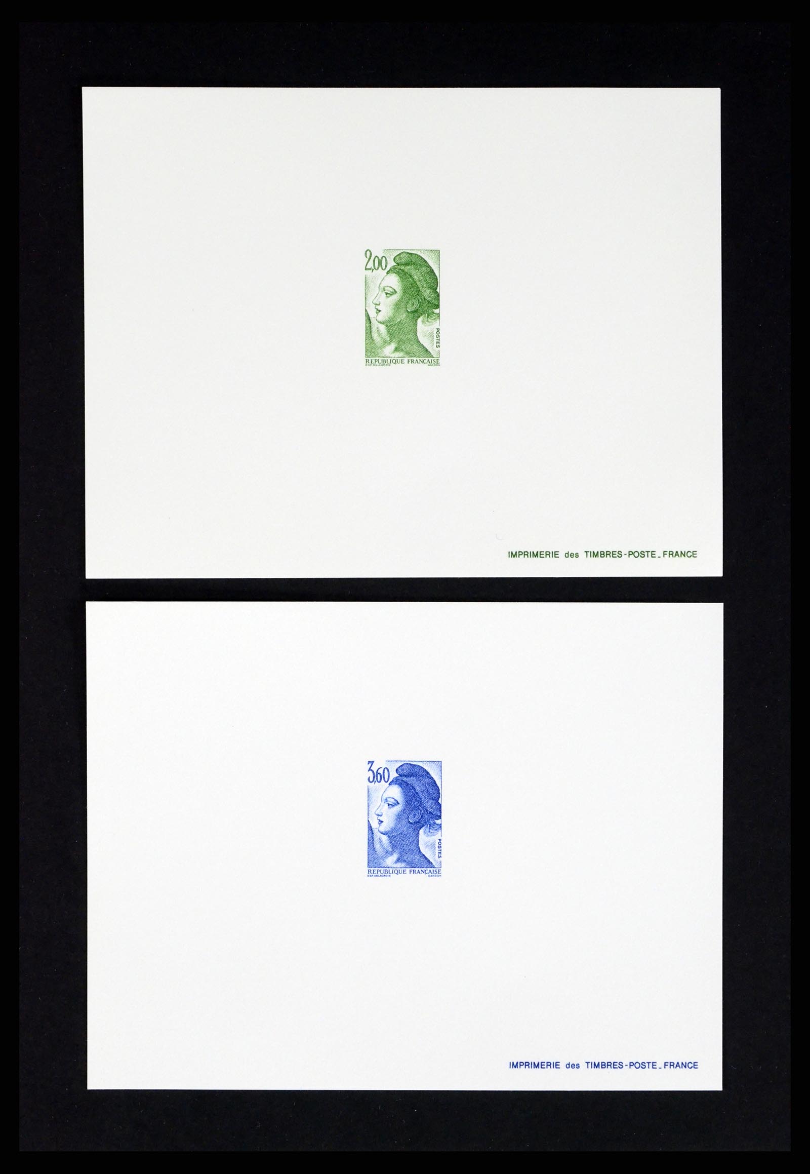 37170 388 - Postzegelverzameling 37170 Frankrijk epreuves de luxe 1951-1987.