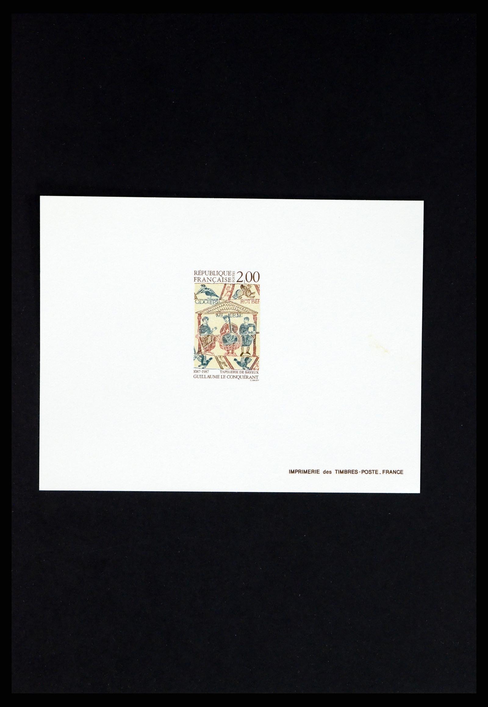 37170 392 - Postzegelverzameling 37170 Frankrijk epreuves de luxe 1951-1987.