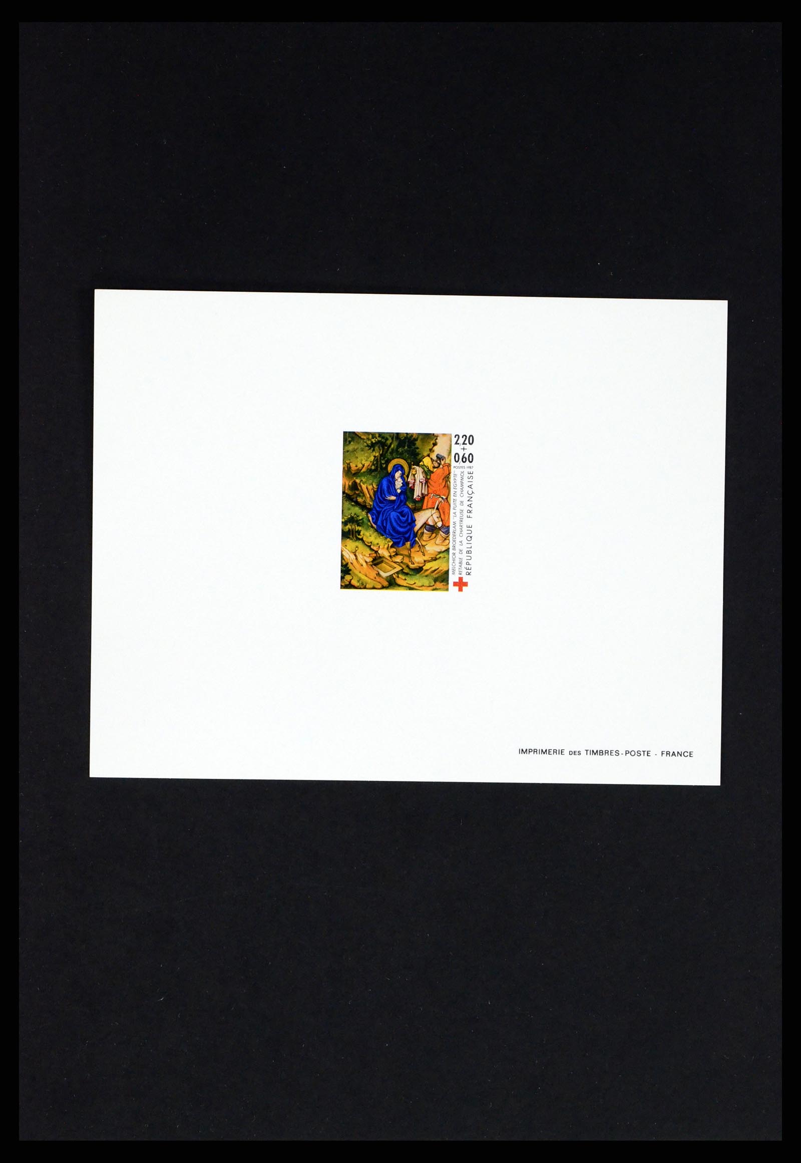 37170 398 - Postzegelverzameling 37170 Frankrijk epreuves de luxe 1951-1987.