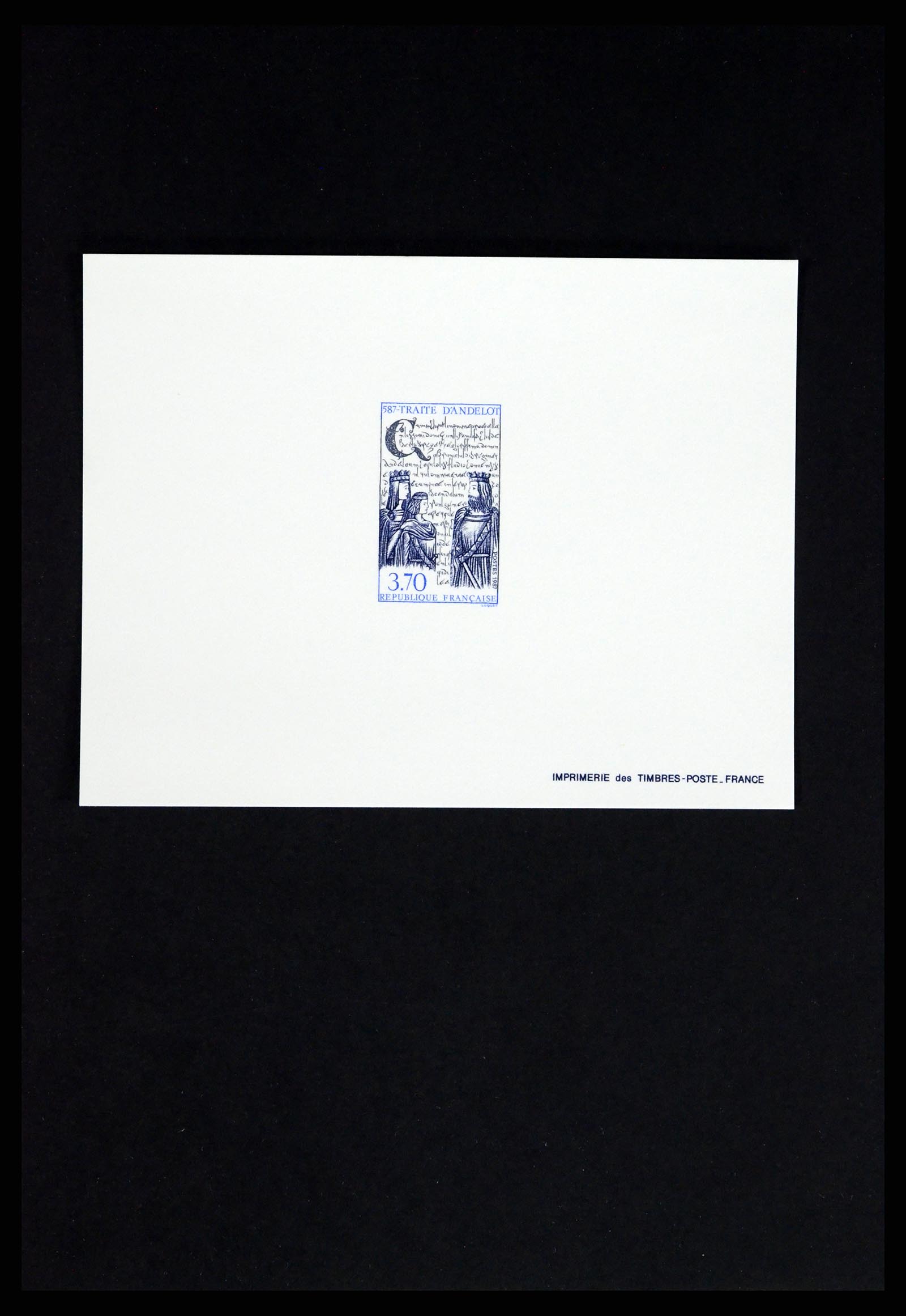 37170 400 - Postzegelverzameling 37170 Frankrijk epreuves de luxe 1951-1987.