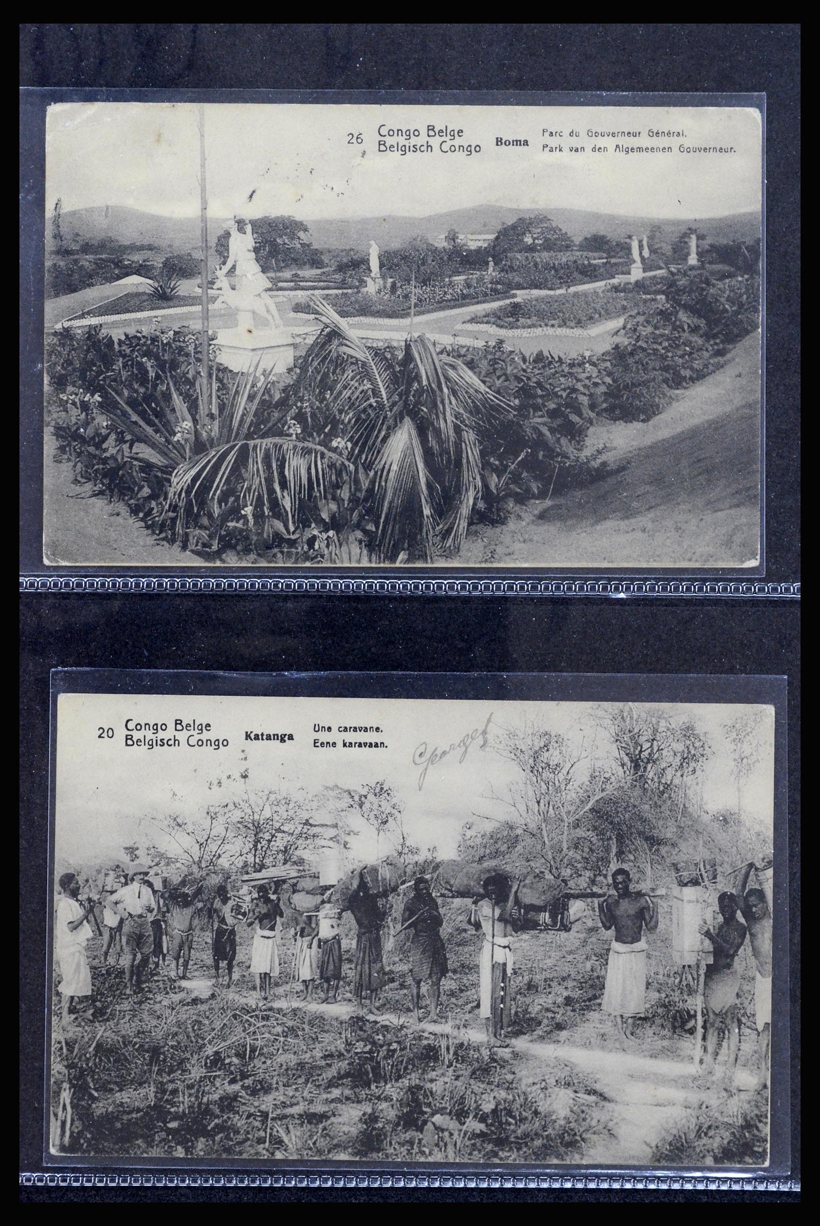 37171 006 - Postzegelverzameling 37171 Belgisch Congo brieven 1886-1955.