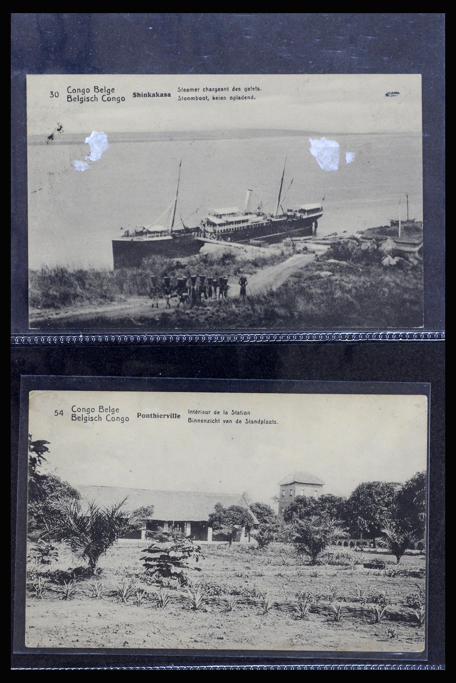 37171 008 - Postzegelverzameling 37171 Belgisch Congo brieven 1886-1955.