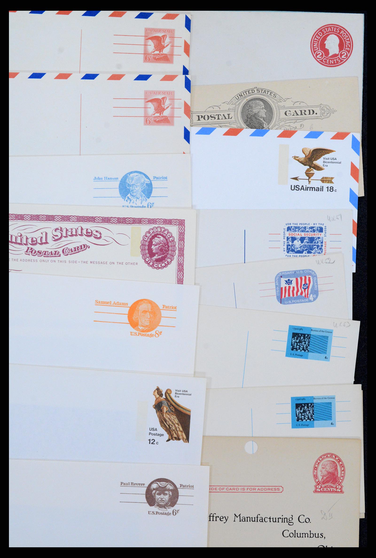 37172 005 - Postzegelverzameling 37172 USA postwaardestukken 1872-1960.