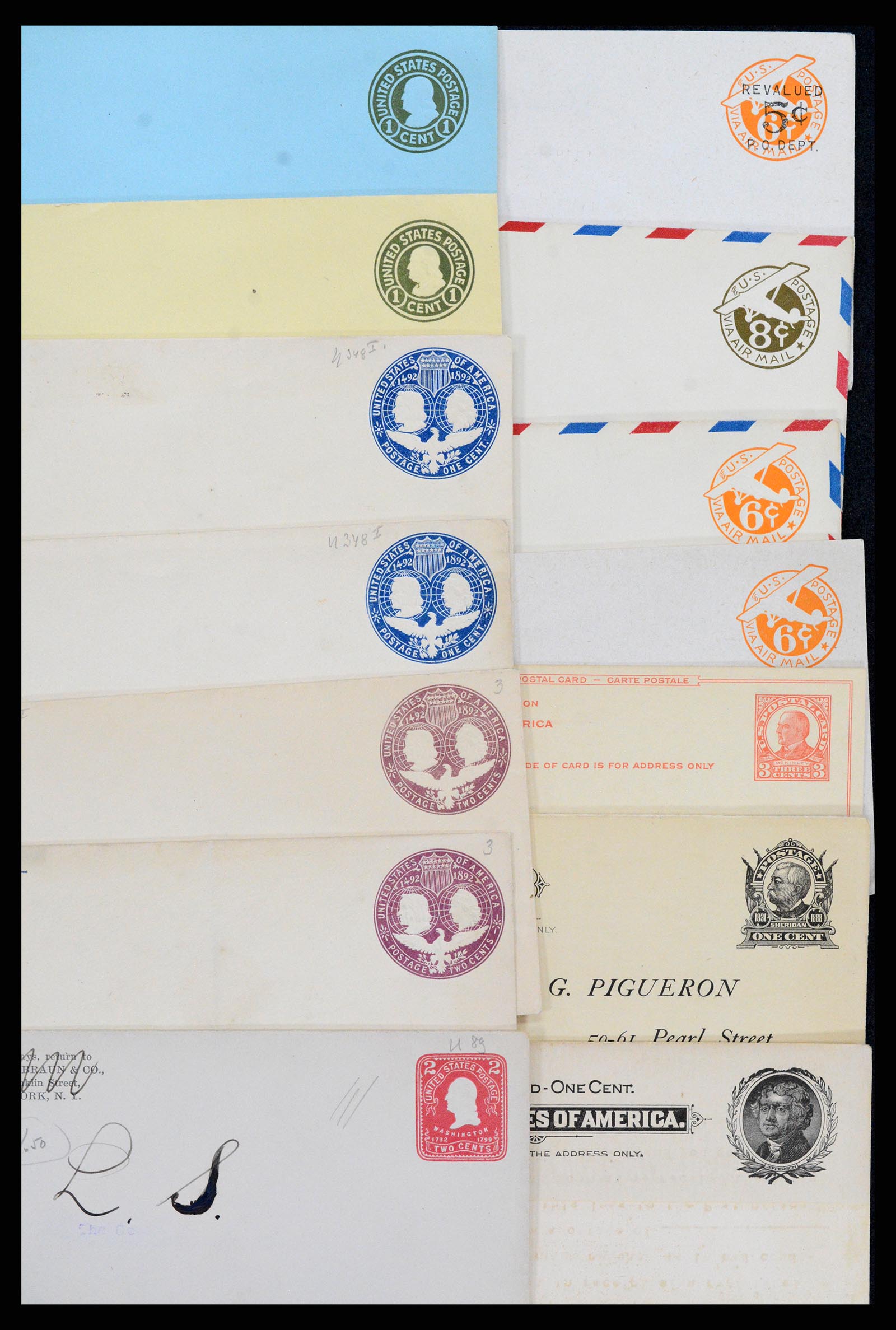 37172 007 - Postzegelverzameling 37172 USA postwaardestukken 1872-1960.