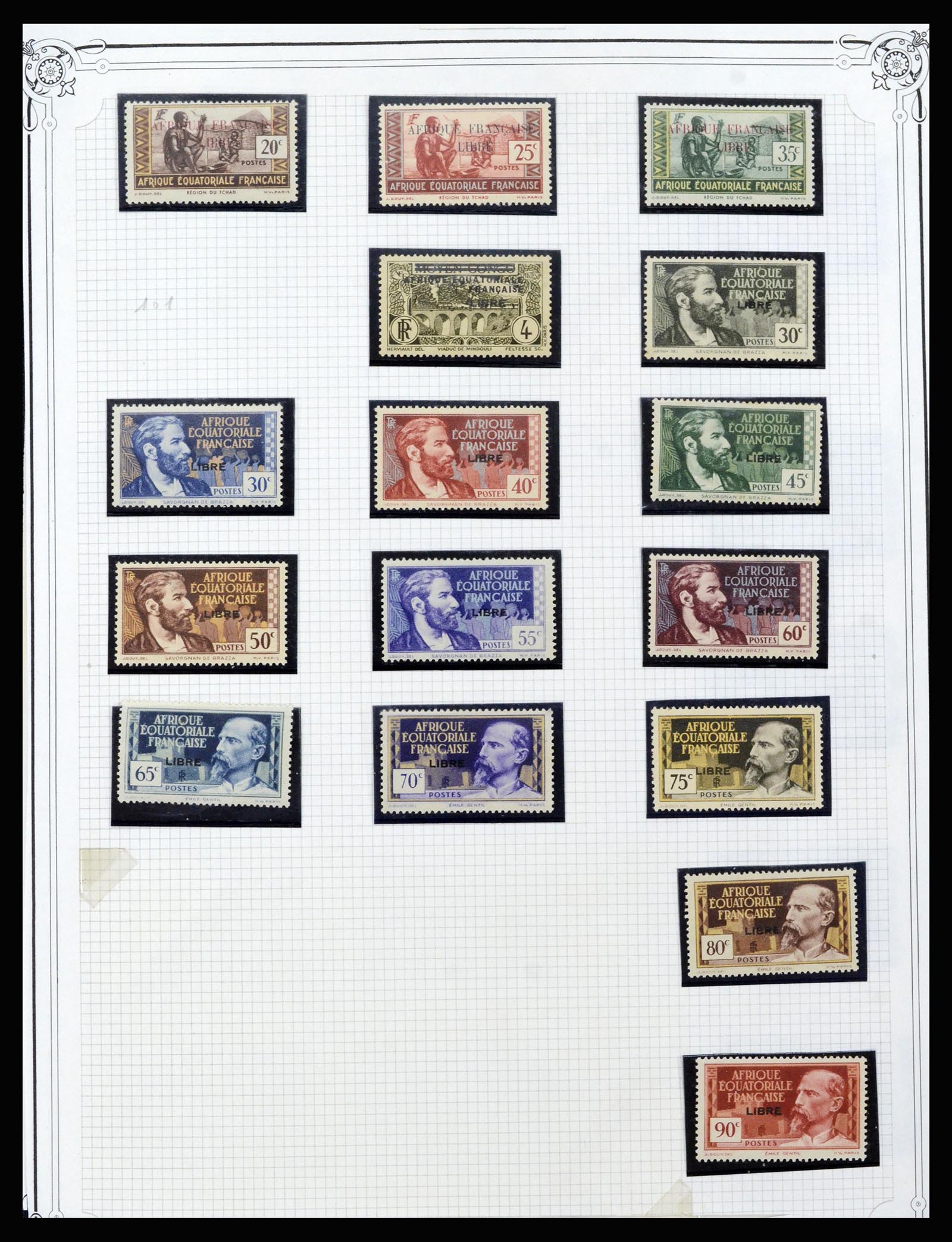37175 006 - Postzegelverzameling 37175 Franse koloniën 1880-1974.