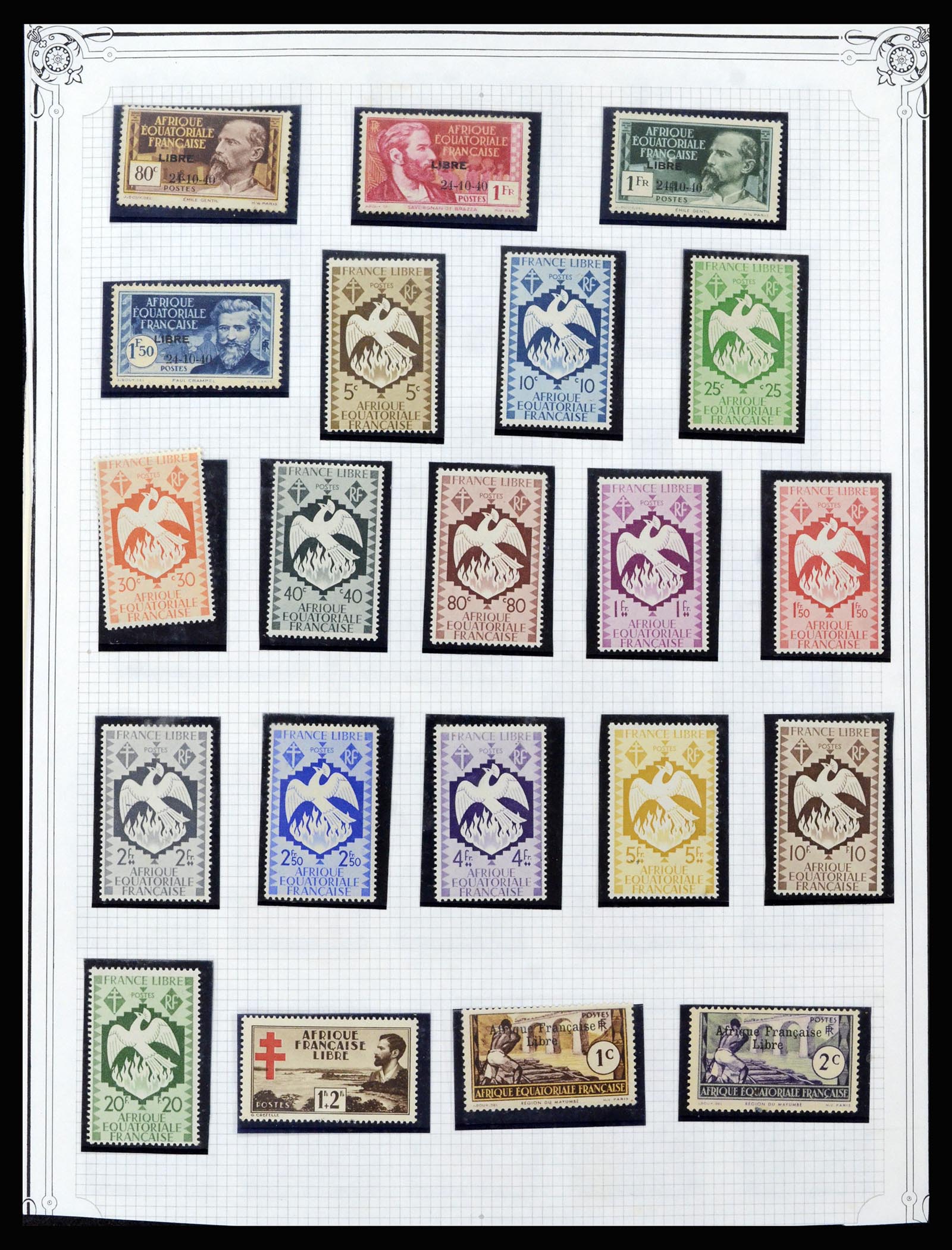 37175 009 - Postzegelverzameling 37175 Franse koloniën 1880-1974.