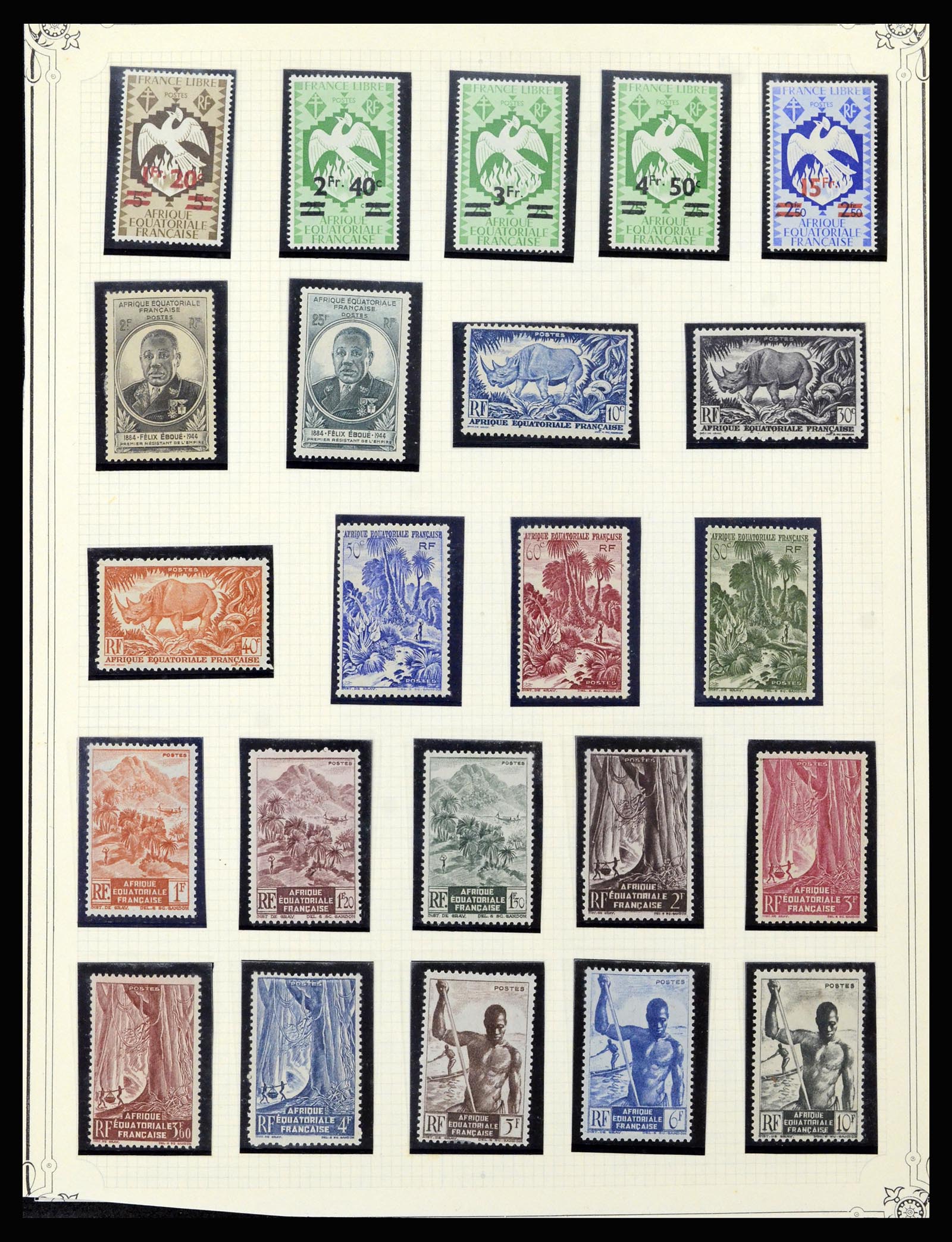 37175 012 - Postzegelverzameling 37175 Franse koloniën 1880-1974.