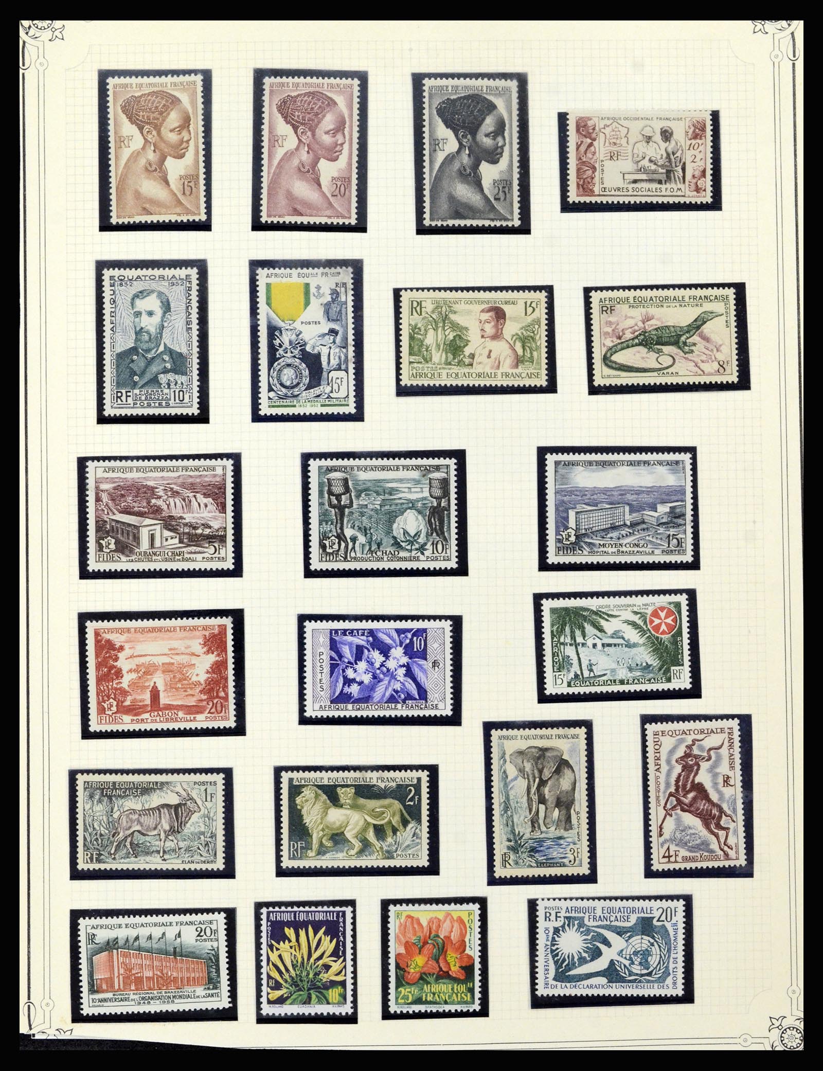 37175 013 - Postzegelverzameling 37175 Franse koloniën 1880-1974.