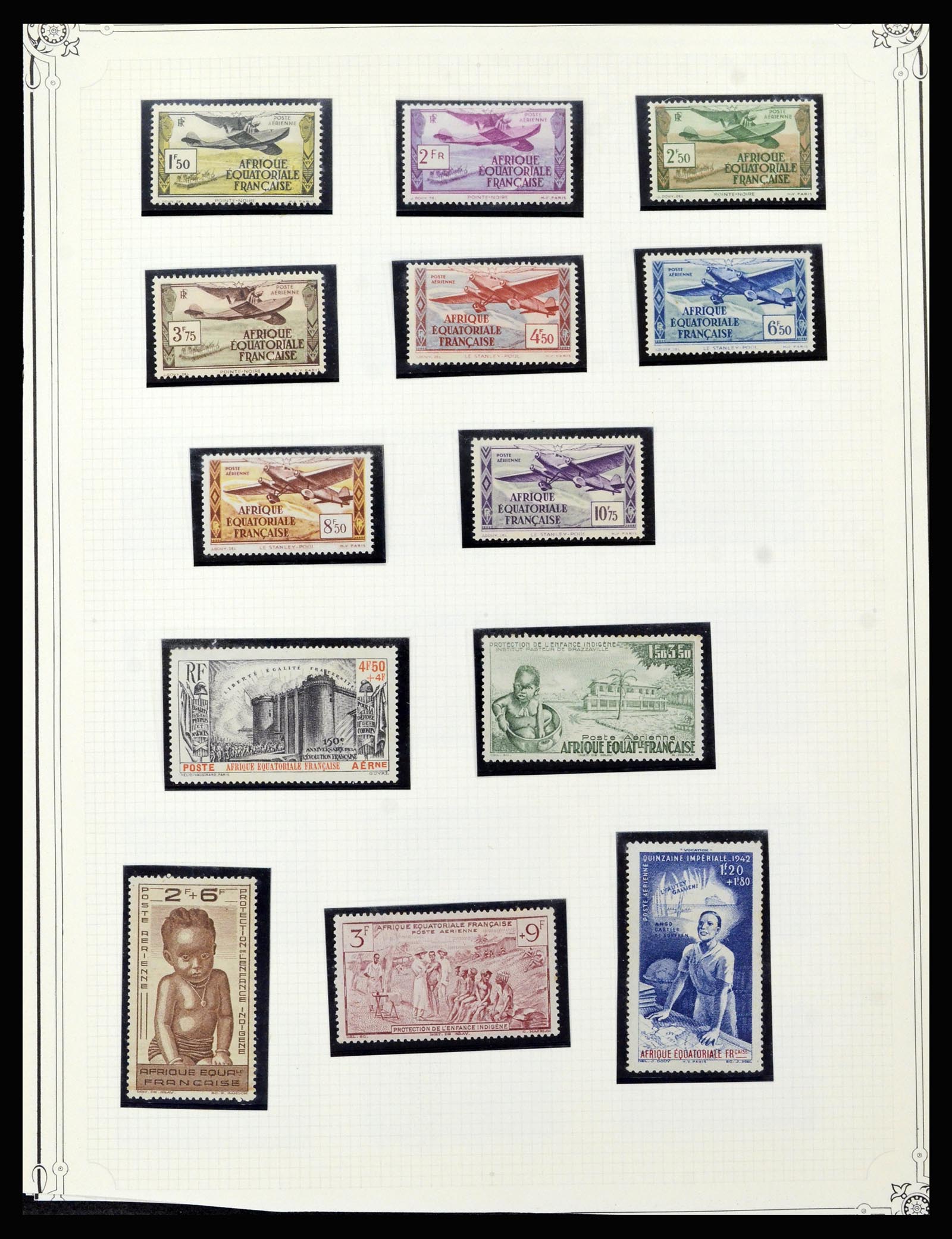37175 014 - Postzegelverzameling 37175 Franse koloniën 1880-1974.