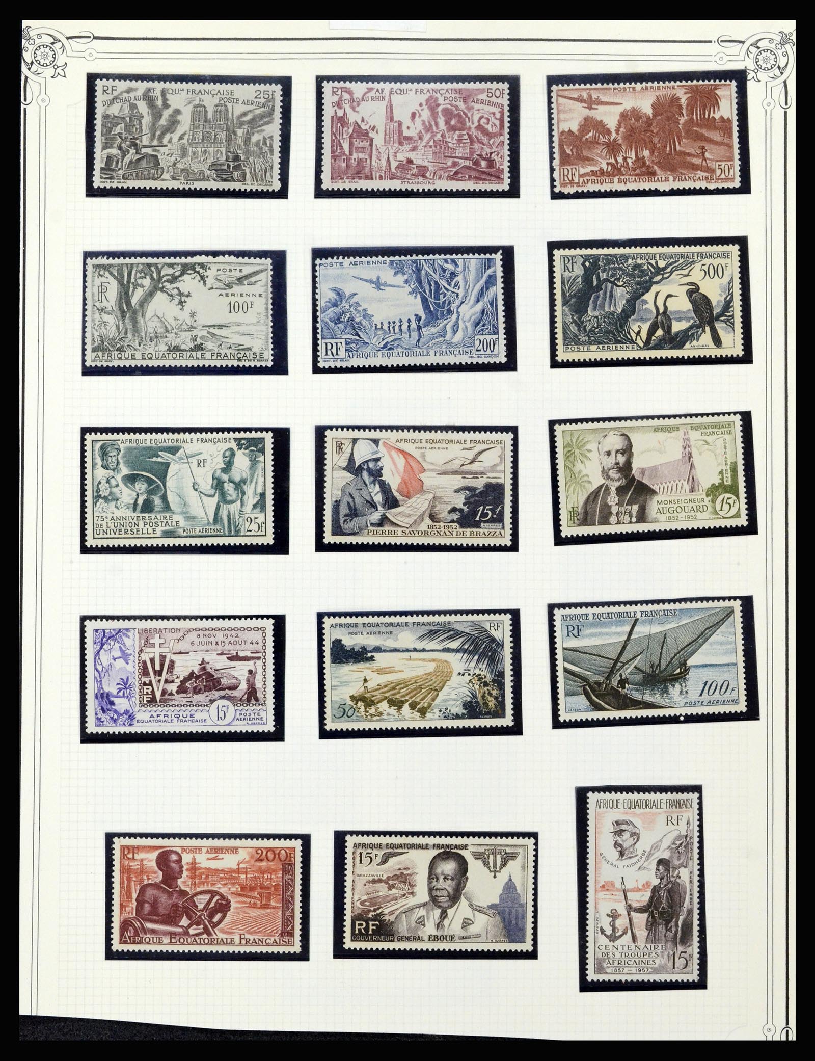37175 017 - Postzegelverzameling 37175 Franse koloniën 1880-1974.