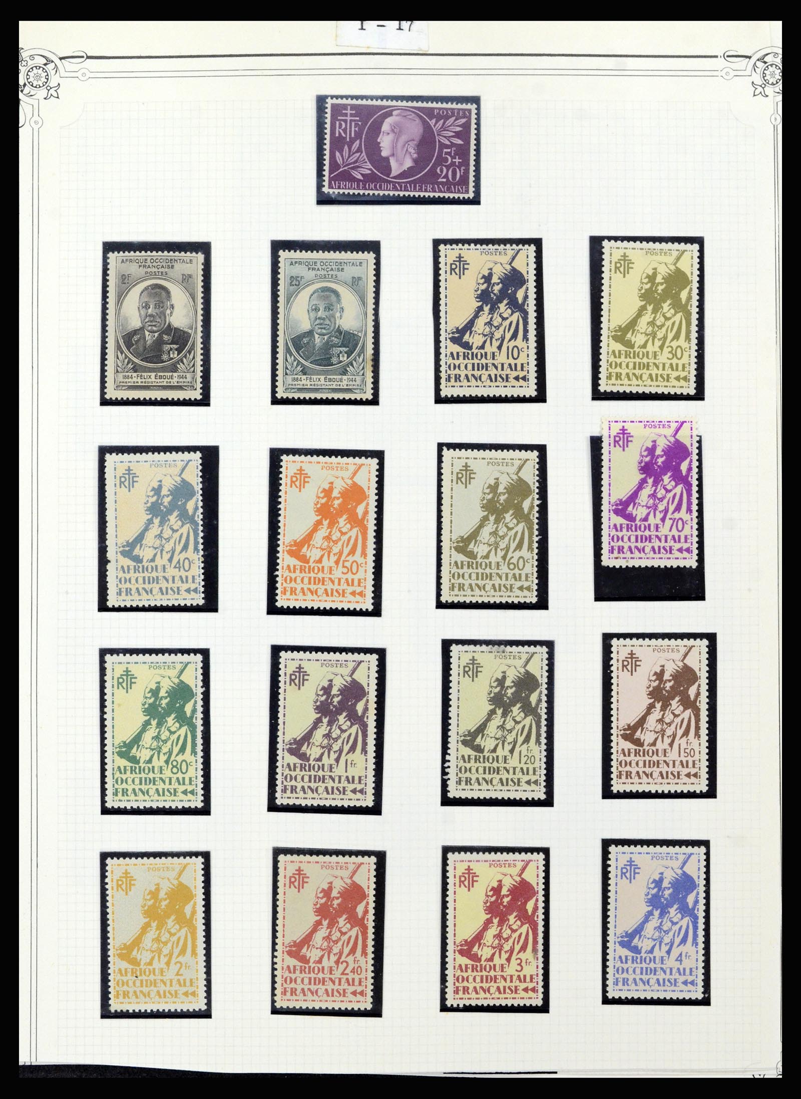 37175 019 - Postzegelverzameling 37175 Franse koloniën 1880-1974.