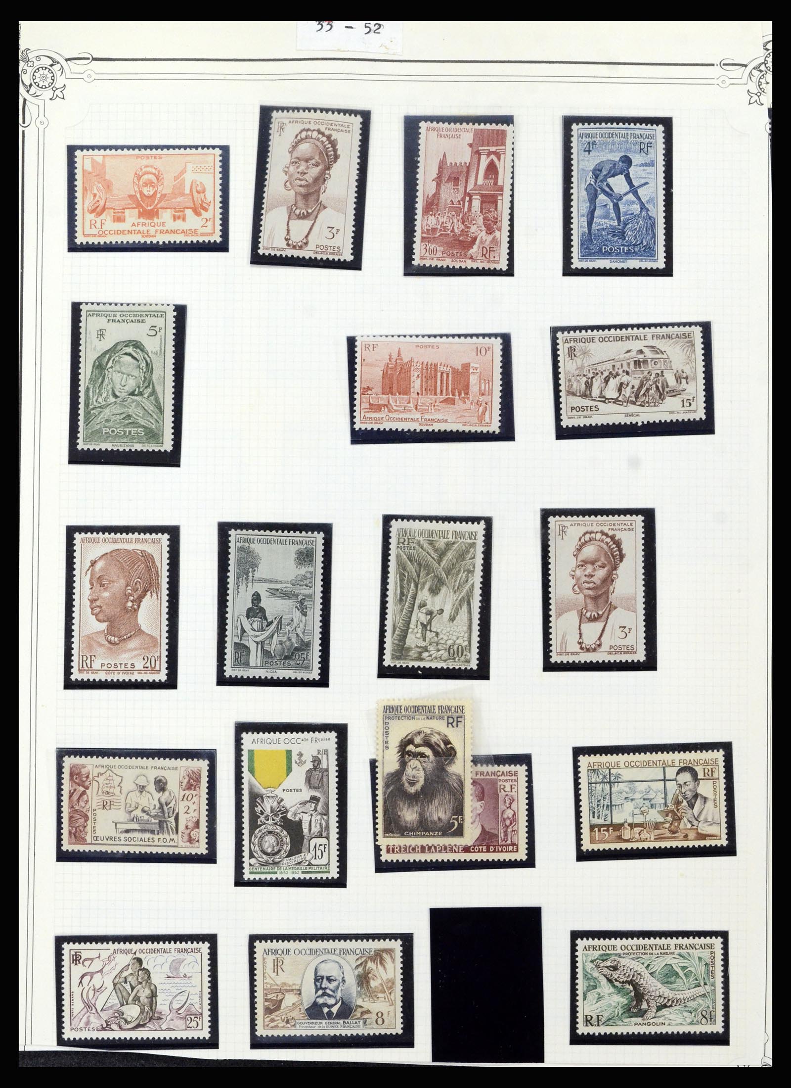 37175 021 - Postzegelverzameling 37175 Franse koloniën 1880-1974.