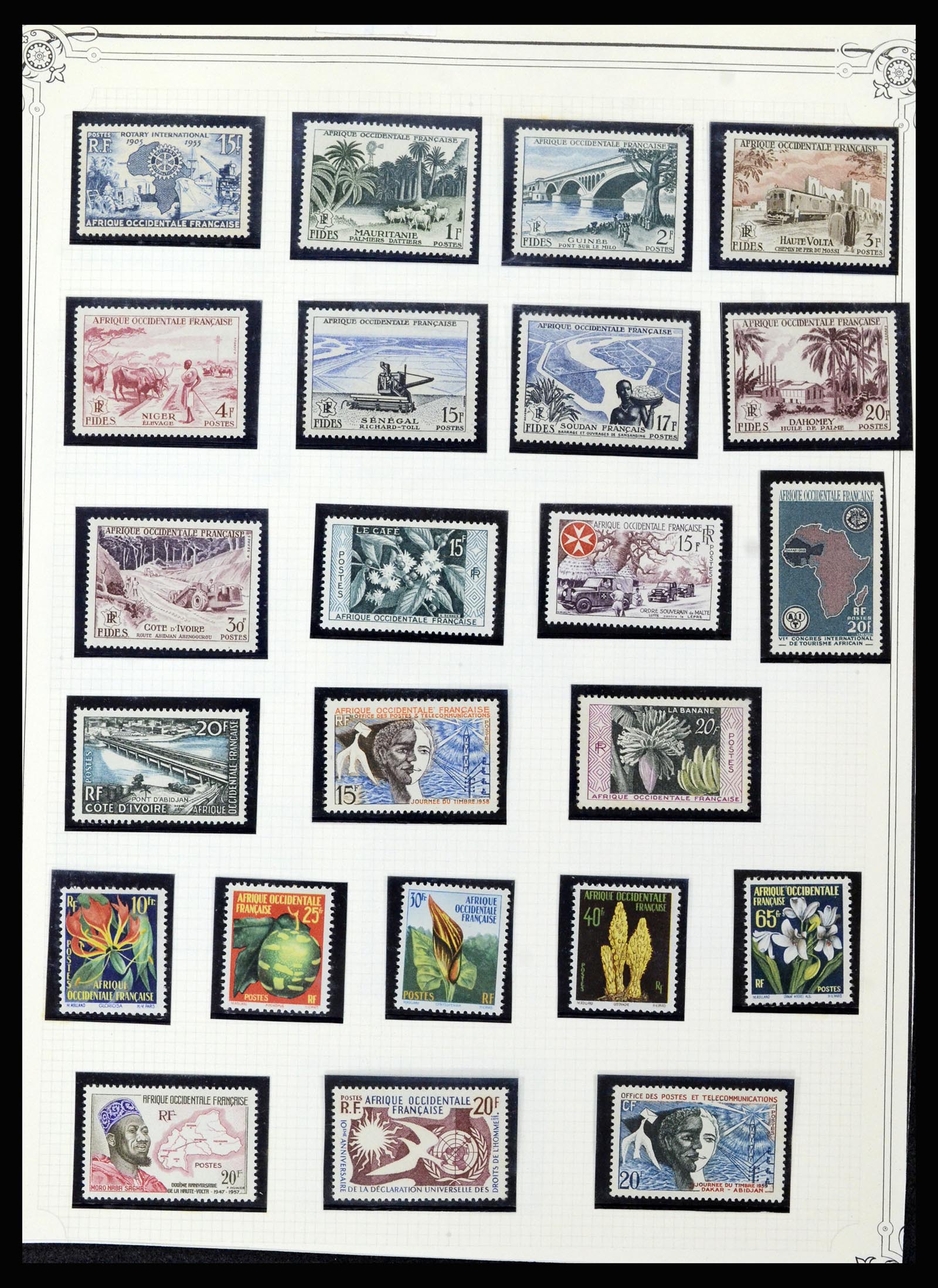 37175 022 - Postzegelverzameling 37175 Franse koloniën 1880-1974.
