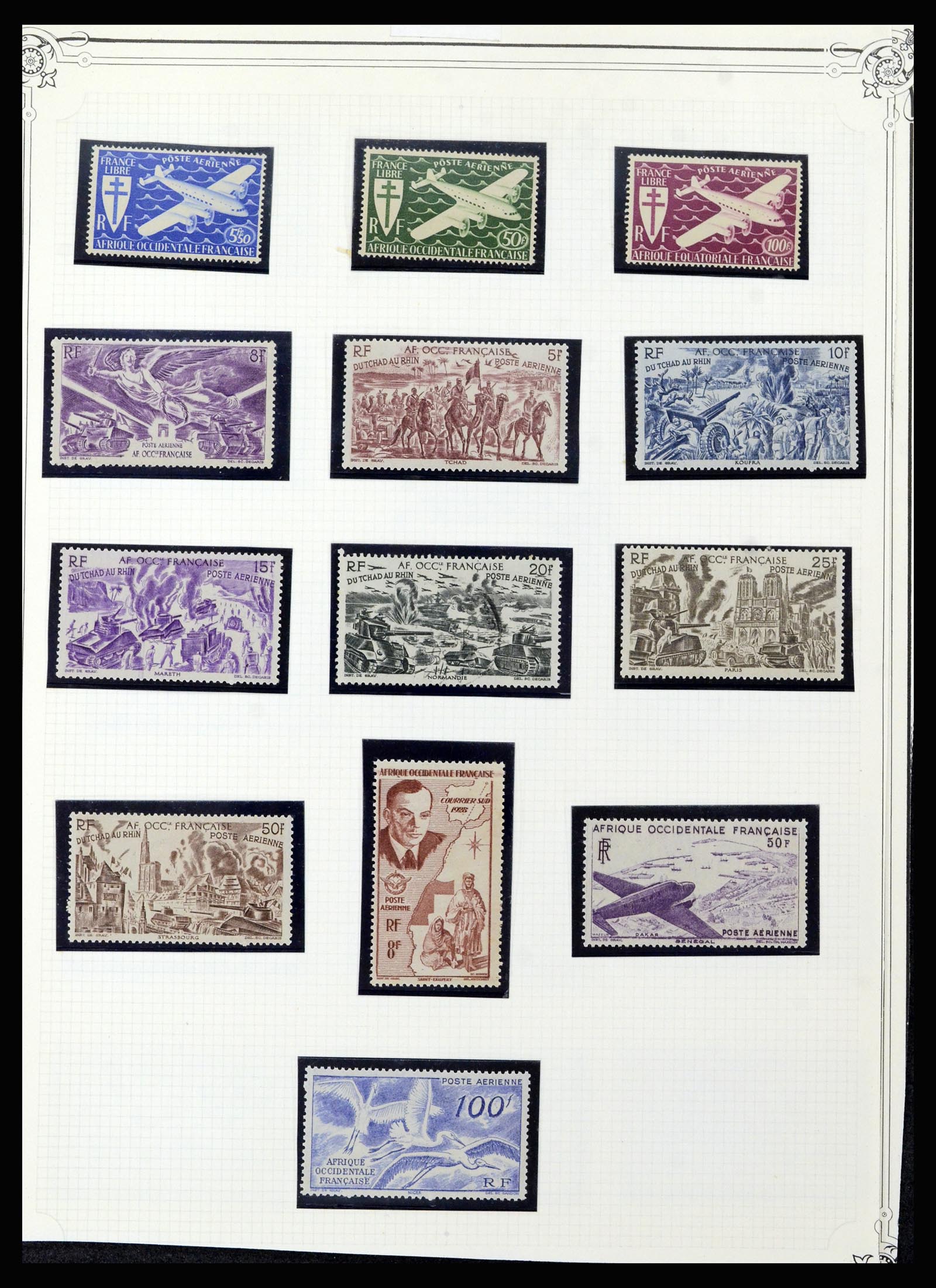 37175 023 - Postzegelverzameling 37175 Franse koloniën 1880-1974.