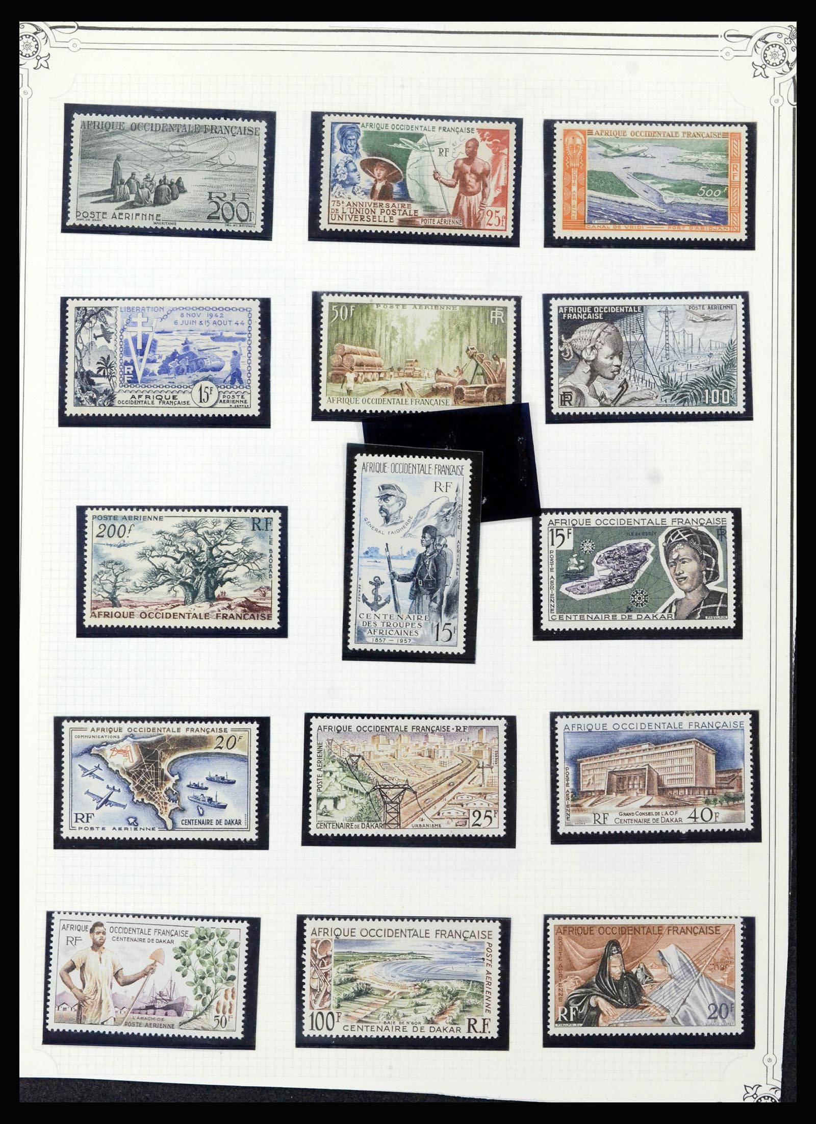 37175 024 - Postzegelverzameling 37175 Franse koloniën 1880-1974.