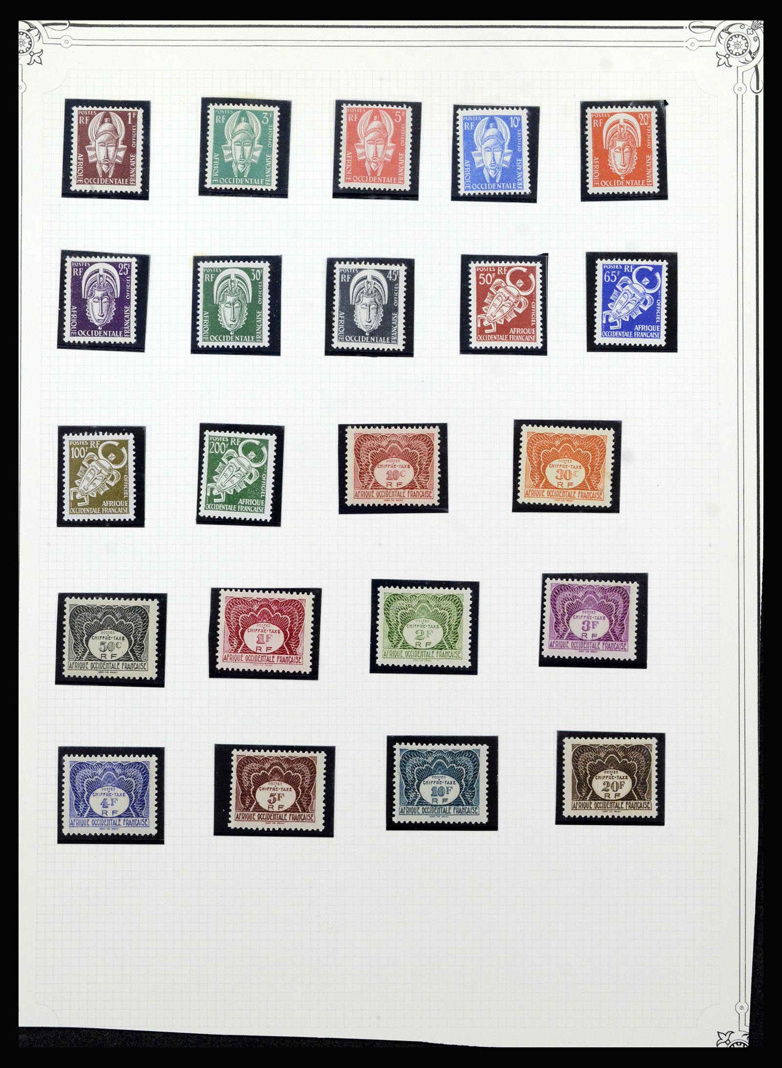 37175 025 - Postzegelverzameling 37175 Franse koloniën 1880-1974.