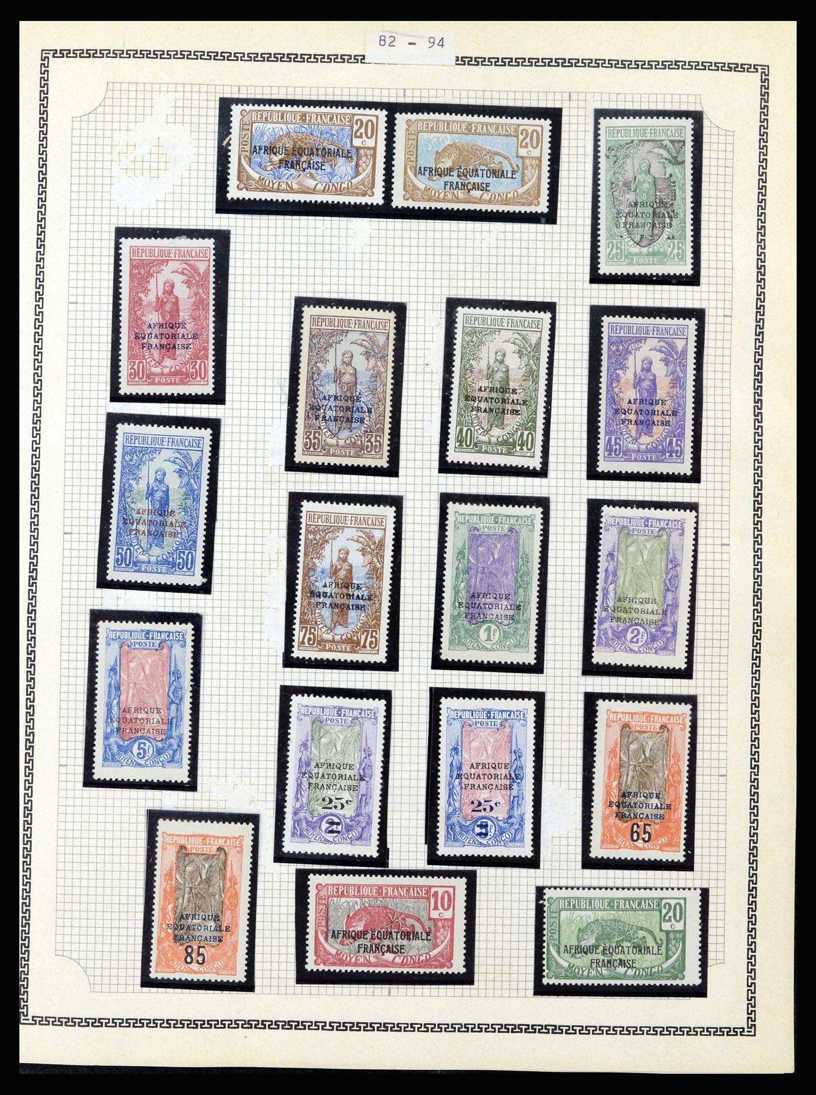 37175 031 - Postzegelverzameling 37175 Franse koloniën 1880-1974.