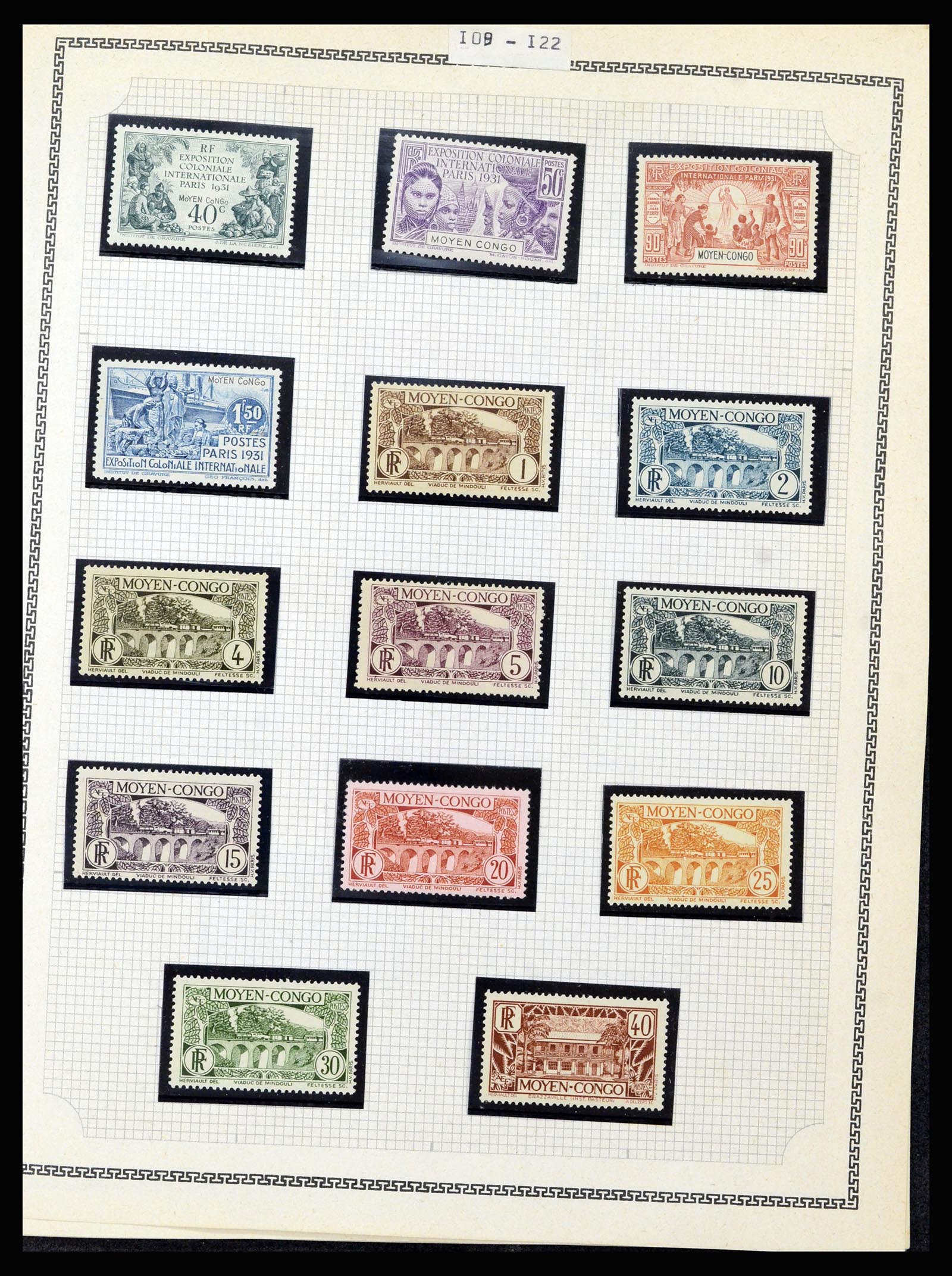 37175 033 - Postzegelverzameling 37175 Franse koloniën 1880-1974.