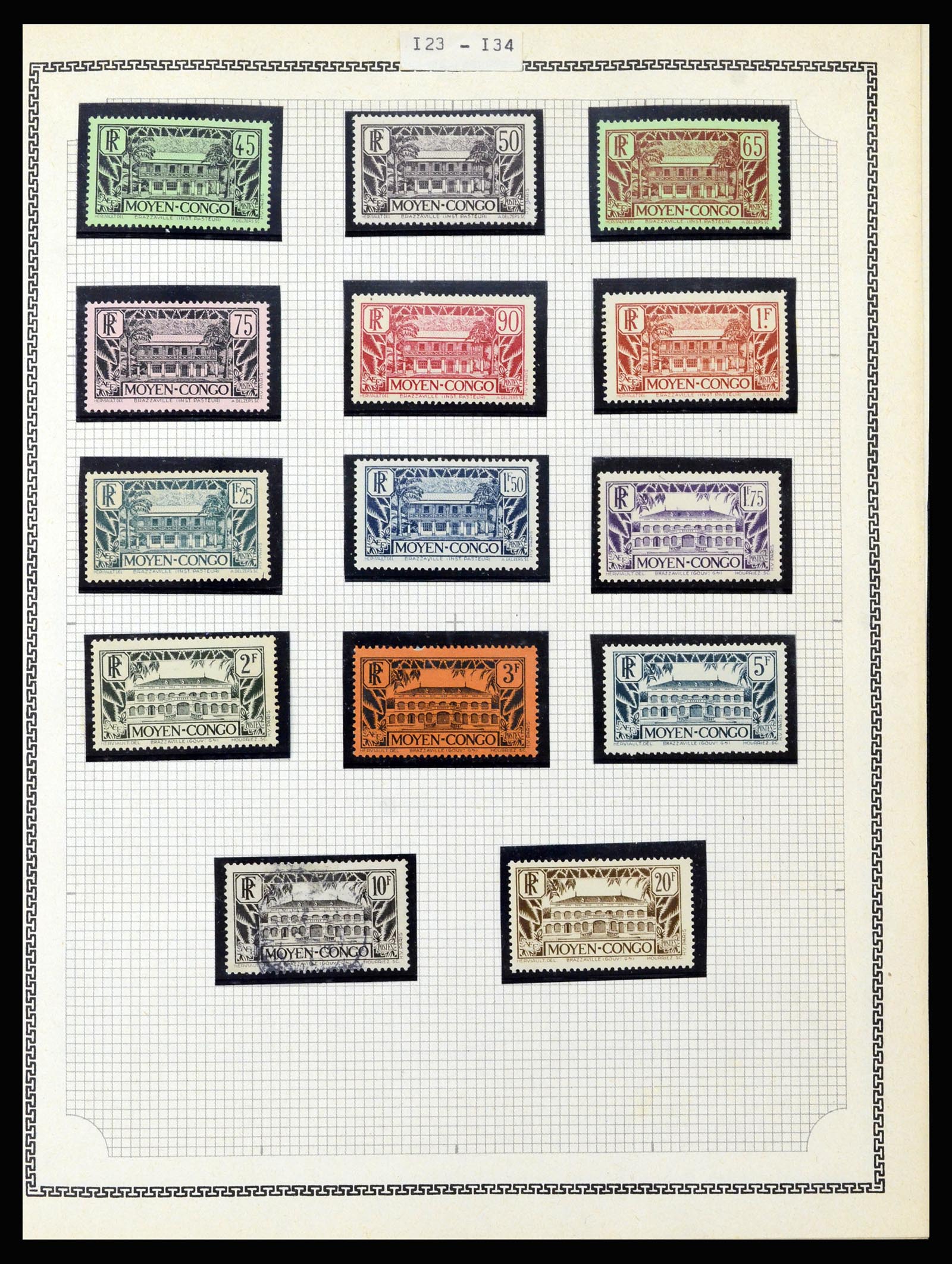 37175 034 - Postzegelverzameling 37175 Franse koloniën 1880-1974.
