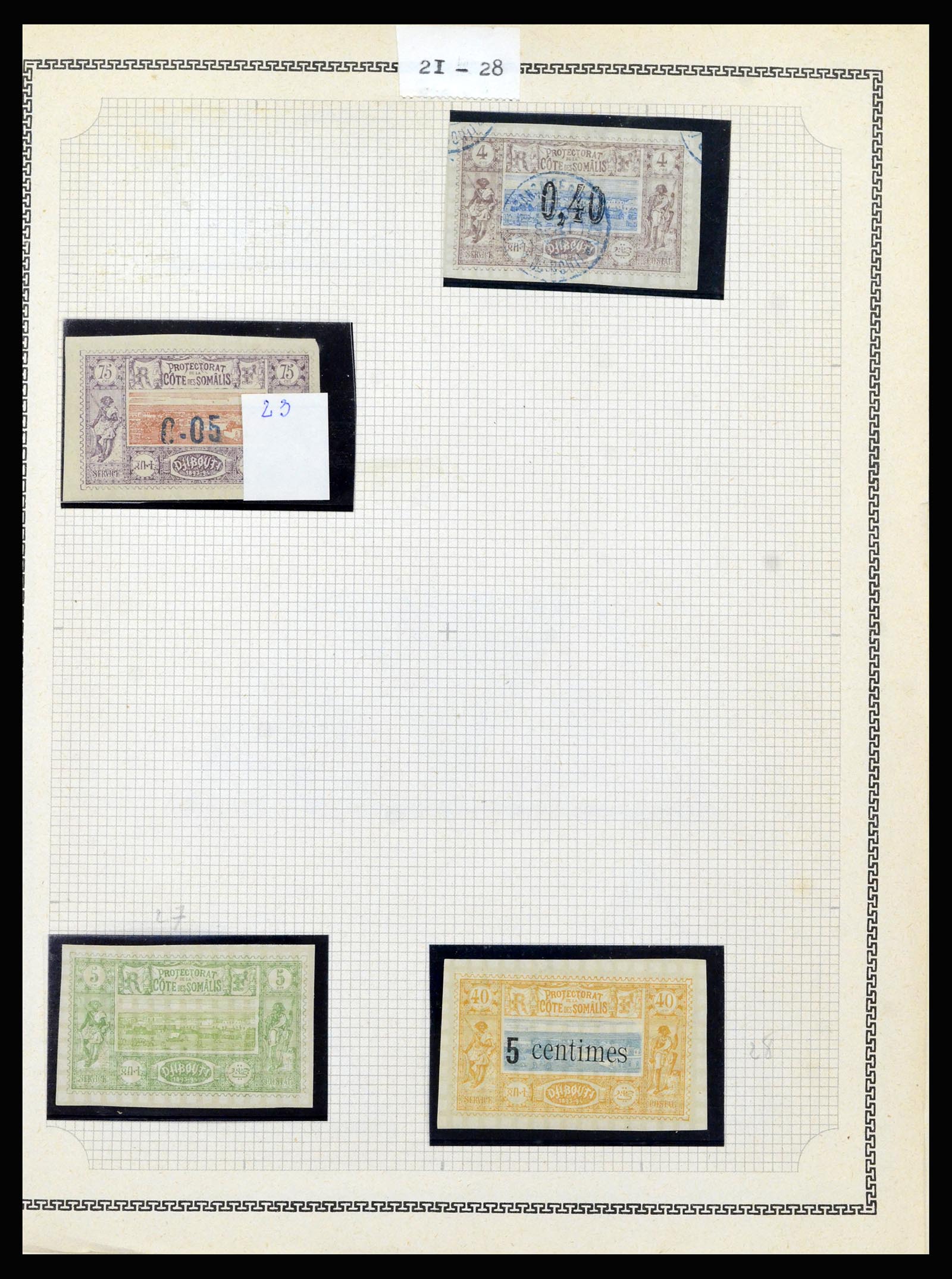 37175 040 - Postzegelverzameling 37175 Franse koloniën 1880-1974.