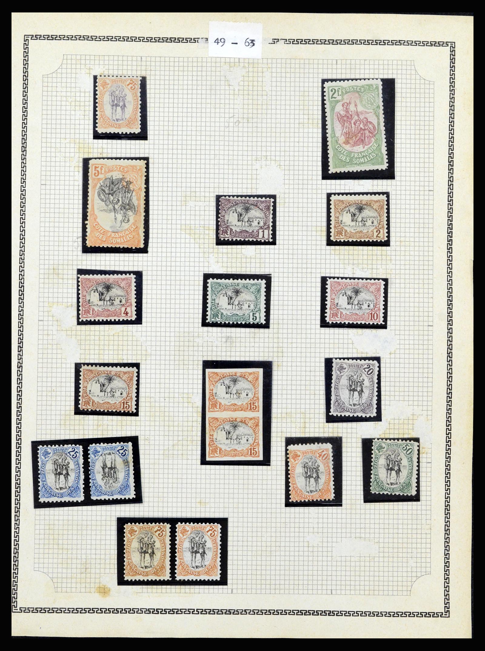 37175 043 - Postzegelverzameling 37175 Franse koloniën 1880-1974.