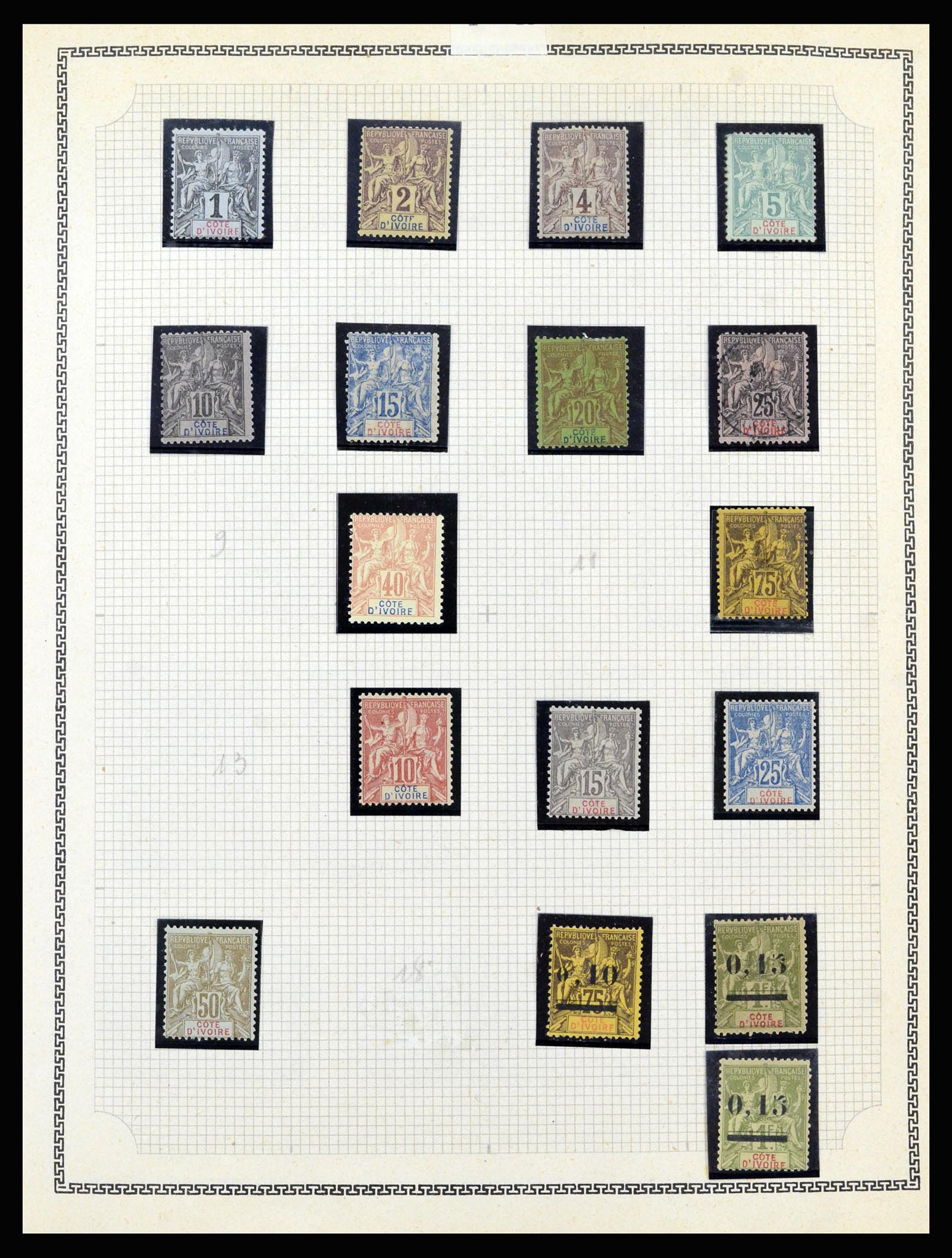 37175 044 - Postzegelverzameling 37175 Franse koloniën 1880-1974.