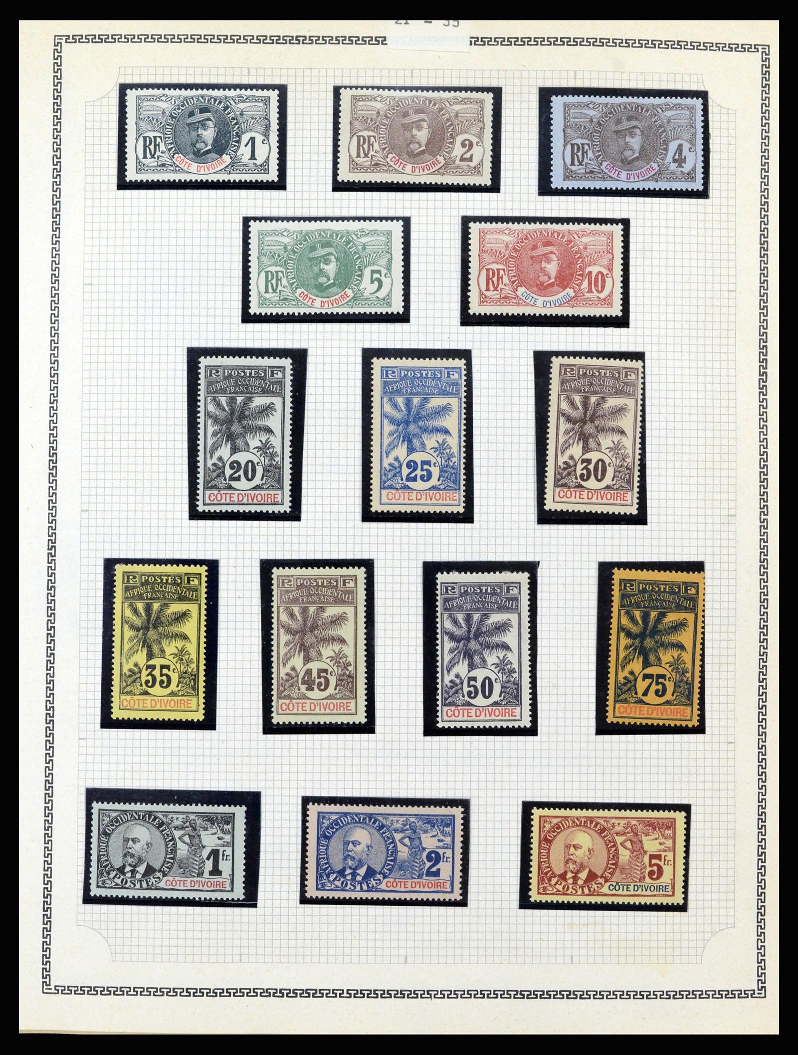 37175 045 - Postzegelverzameling 37175 Franse koloniën 1880-1974.