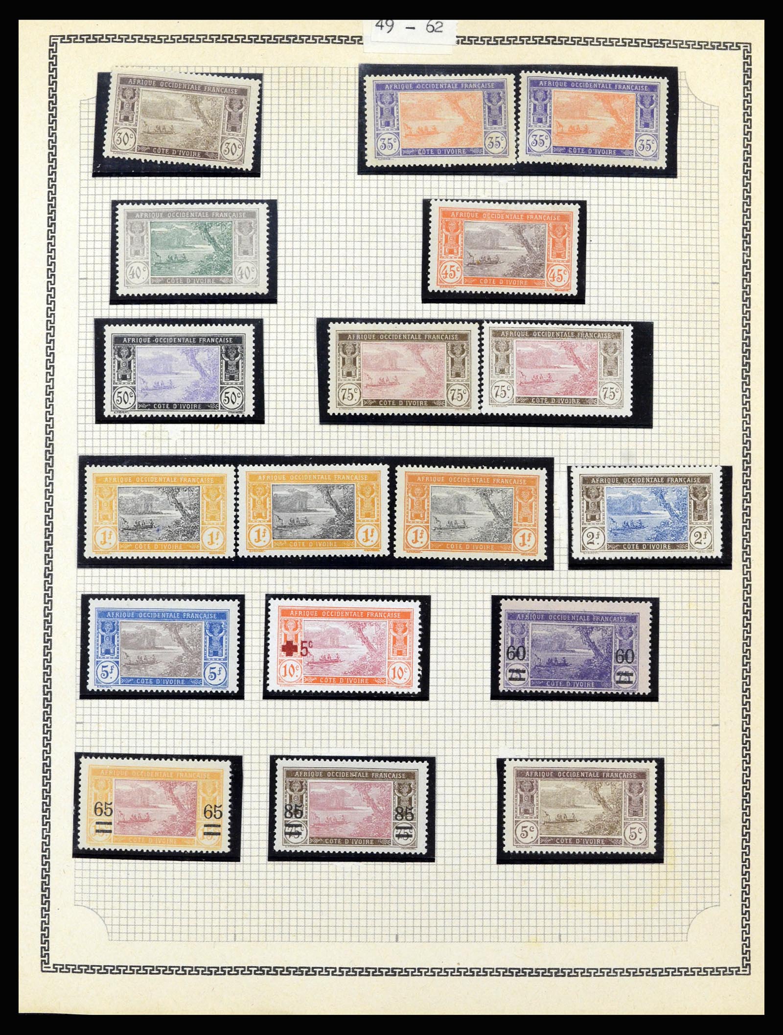 37175 047 - Postzegelverzameling 37175 Franse koloniën 1880-1974.