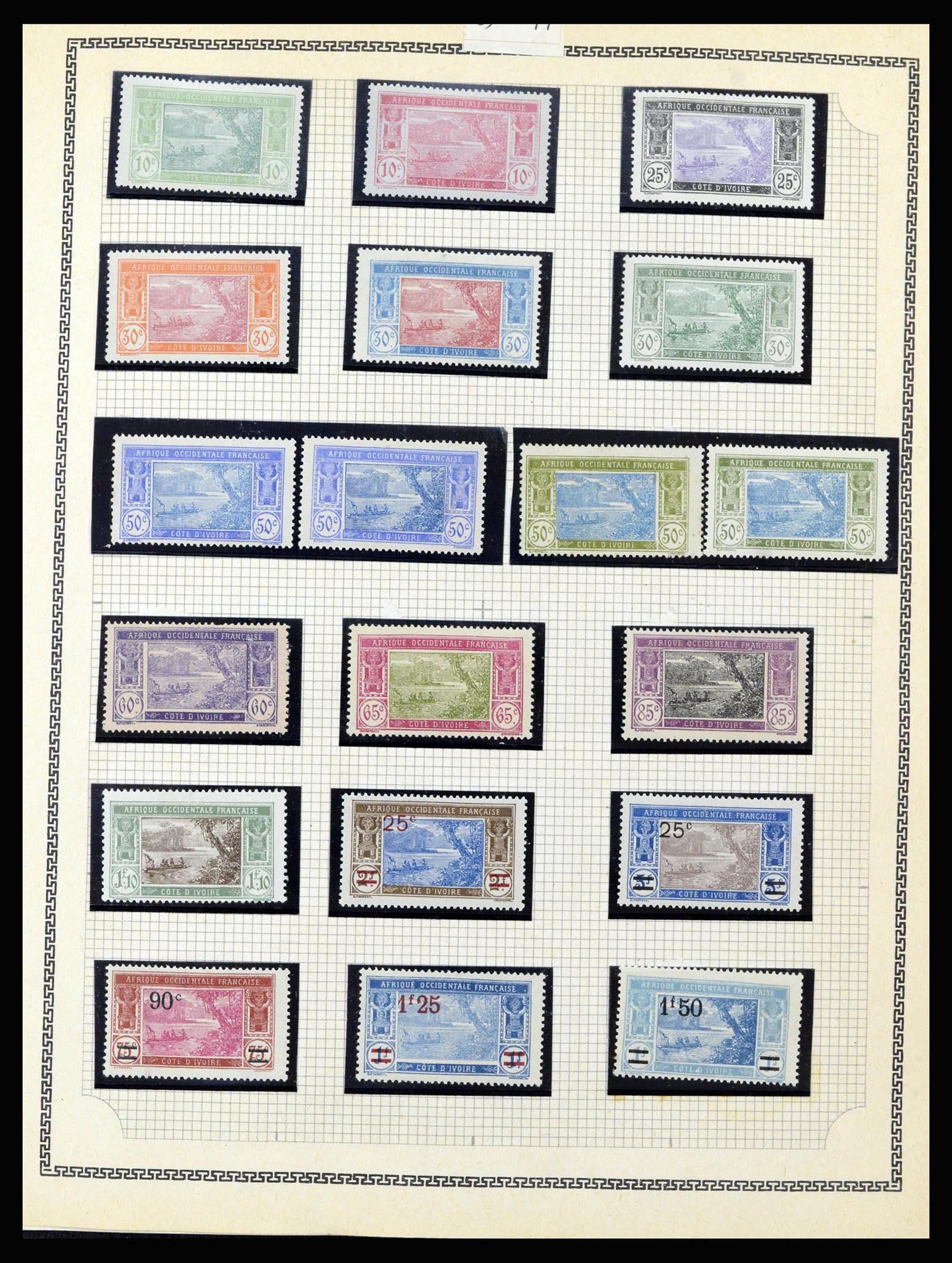 37175 048 - Postzegelverzameling 37175 Franse koloniën 1880-1974.