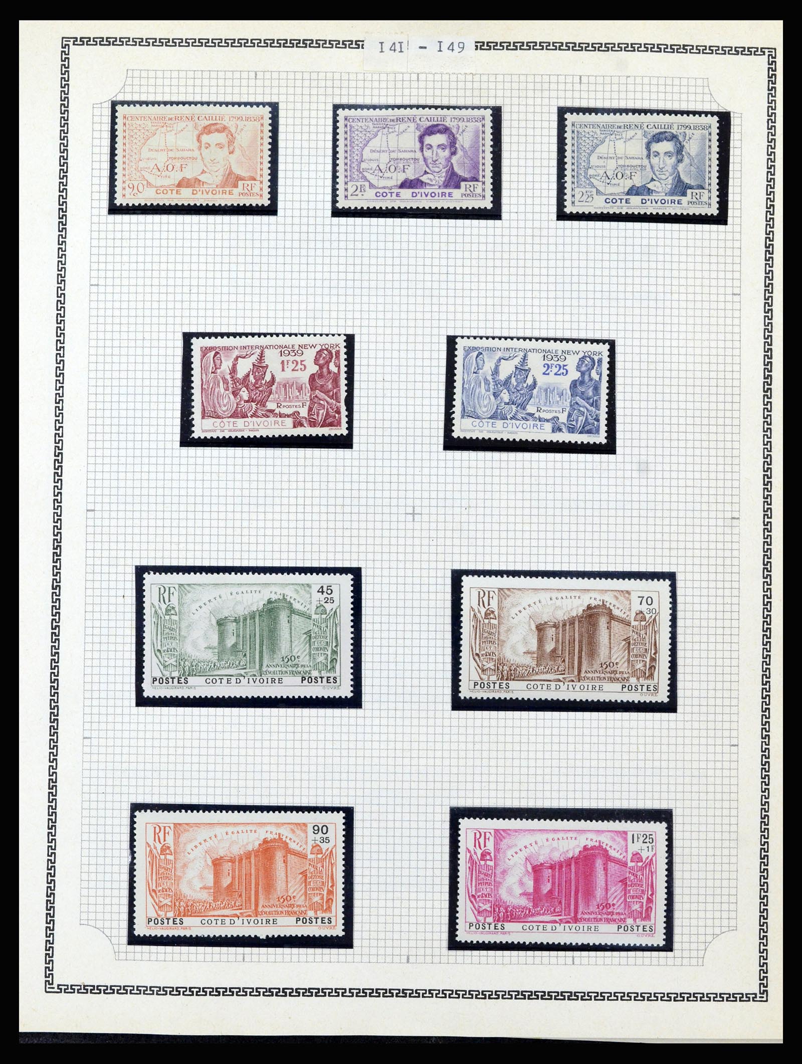 37175 054 - Postzegelverzameling 37175 Franse koloniën 1880-1974.