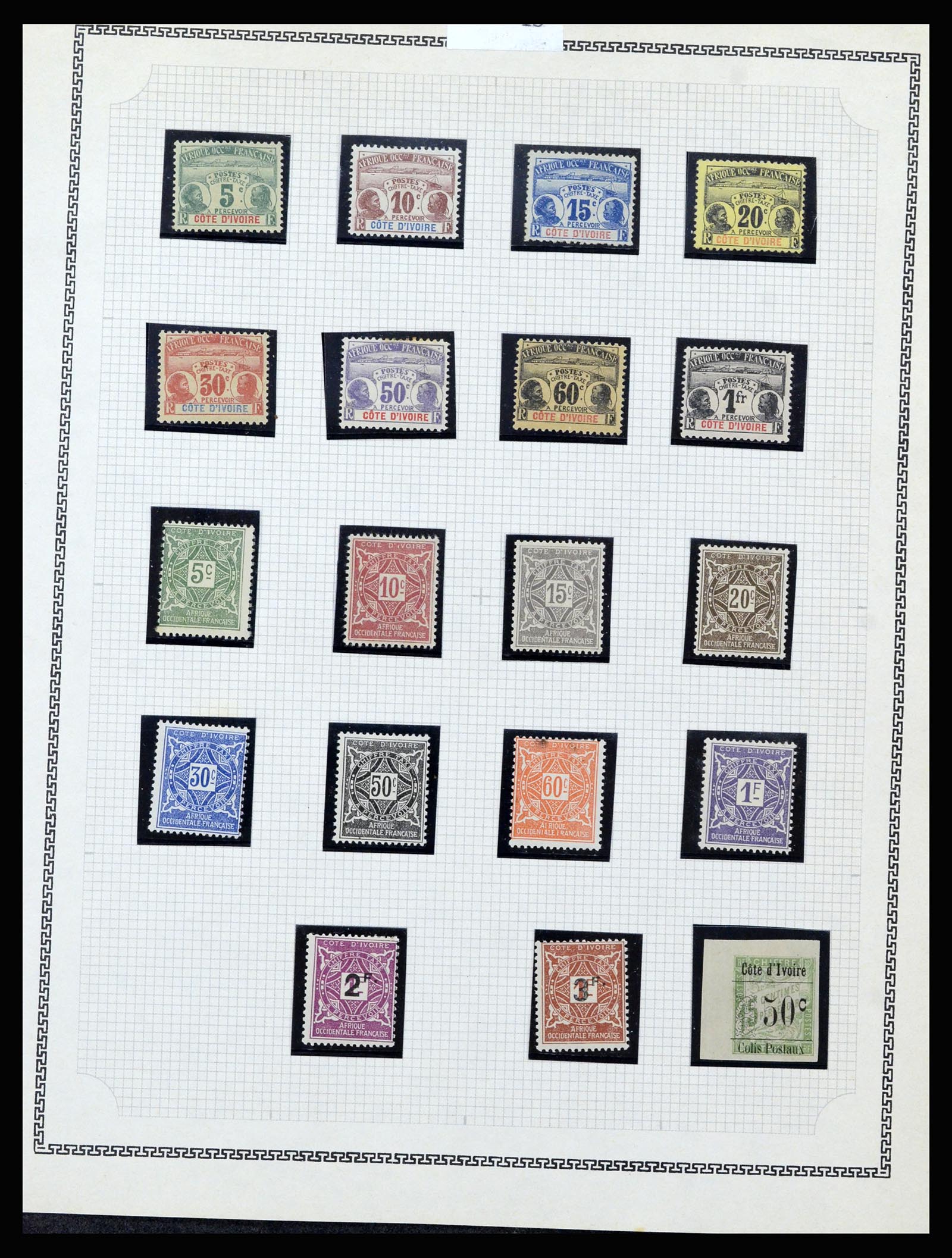 37175 060 - Postzegelverzameling 37175 Franse koloniën 1880-1974.