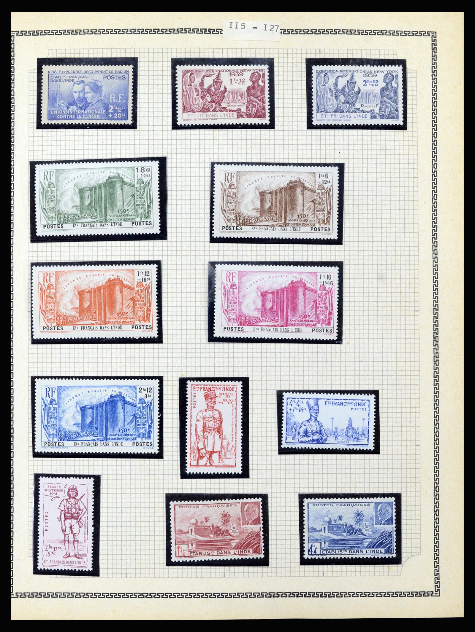 37175 083 - Postzegelverzameling 37175 Franse koloniën 1880-1974.