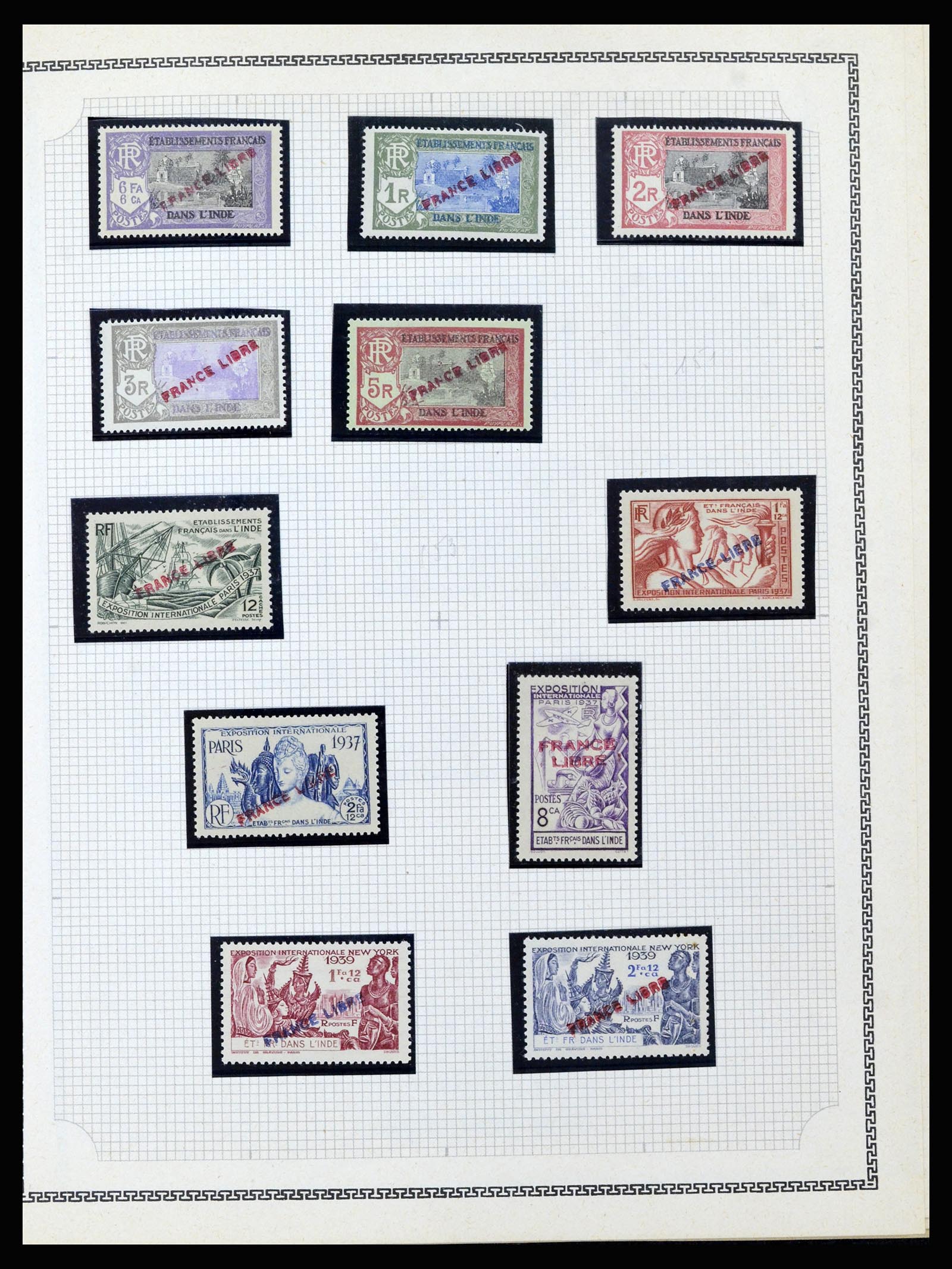 37175 085 - Postzegelverzameling 37175 Franse koloniën 1880-1974.