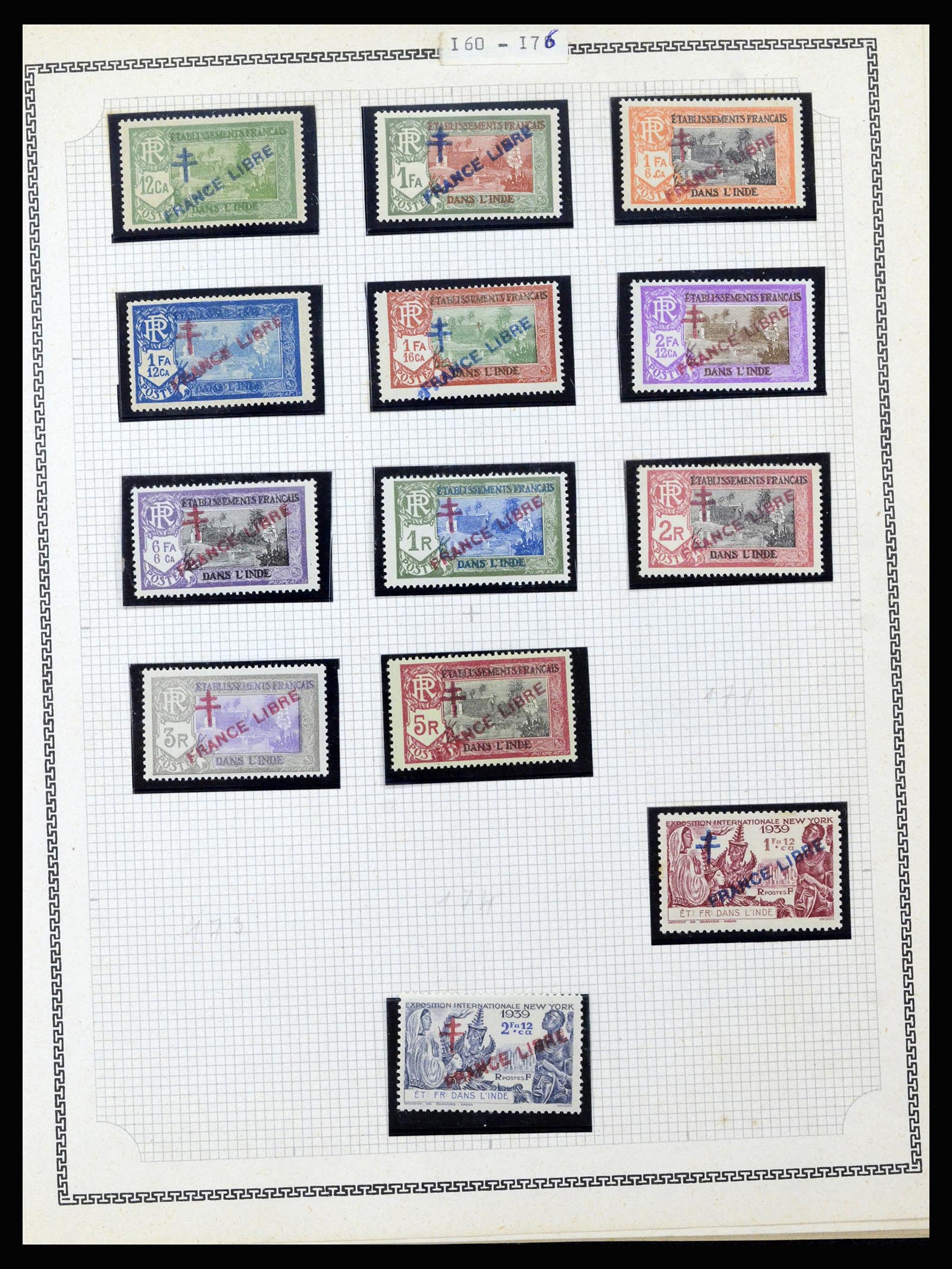 37175 086 - Postzegelverzameling 37175 Franse koloniën 1880-1974.