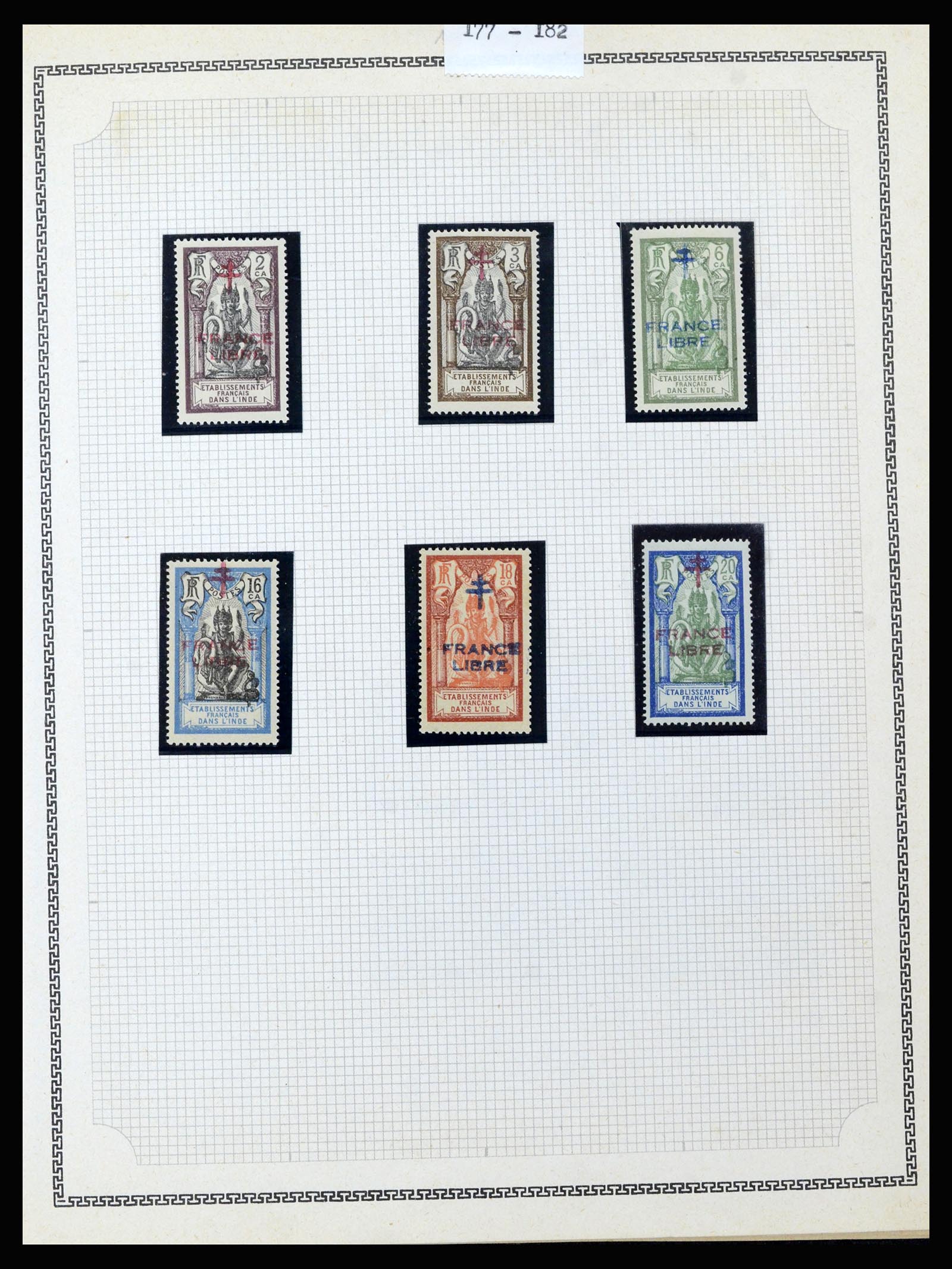 37175 087 - Postzegelverzameling 37175 Franse koloniën 1880-1974.