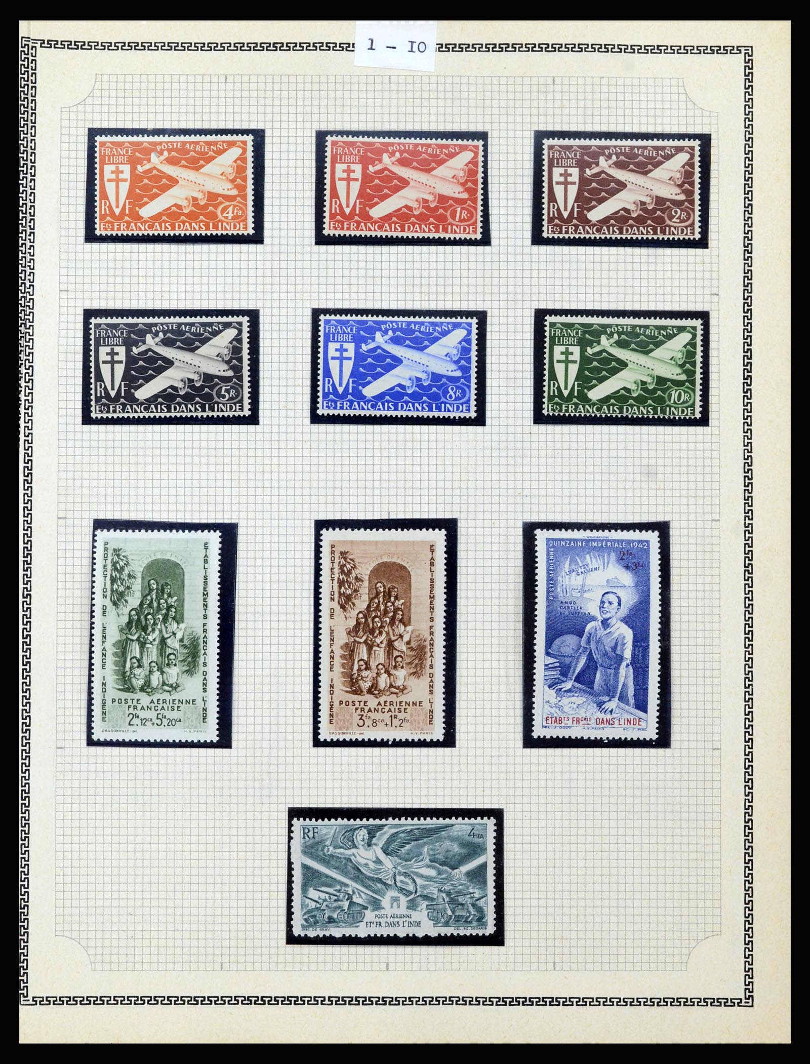 37175 095 - Postzegelverzameling 37175 Franse koloniën 1880-1974.