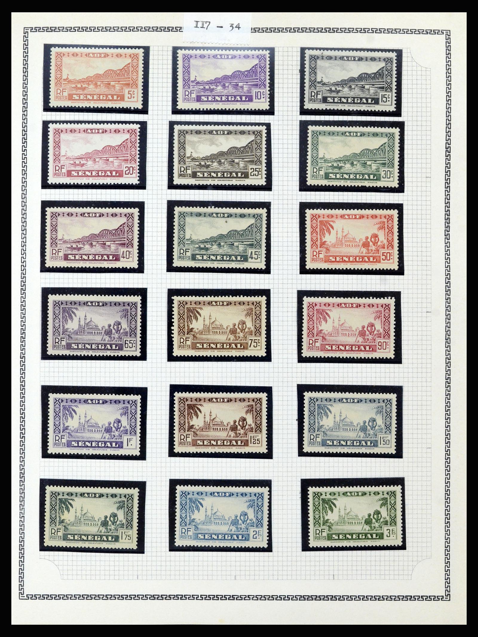 37175 422 - Postzegelverzameling 37175 Franse koloniën 1880-1974.