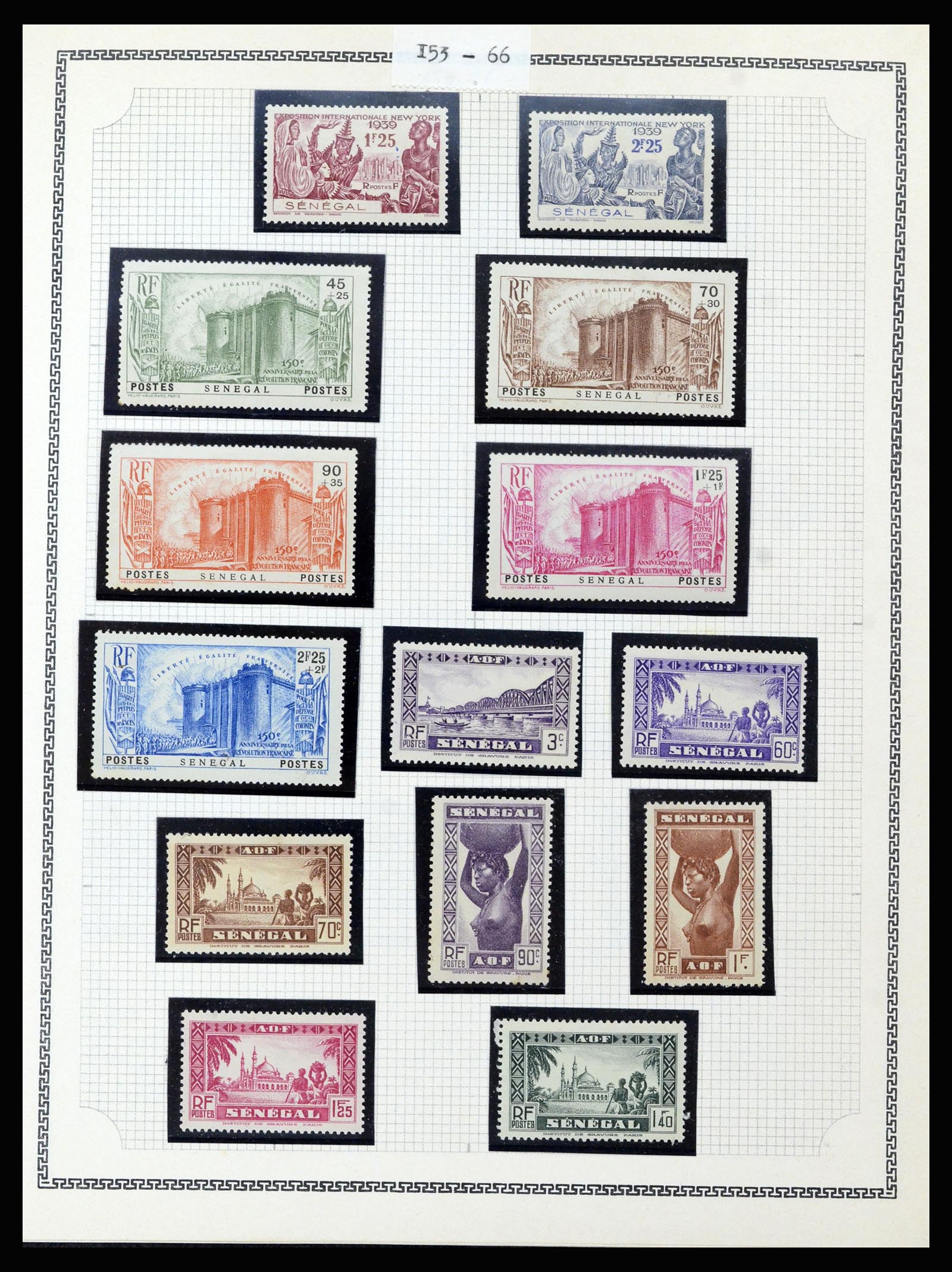 37175 424 - Postzegelverzameling 37175 Franse koloniën 1880-1974.