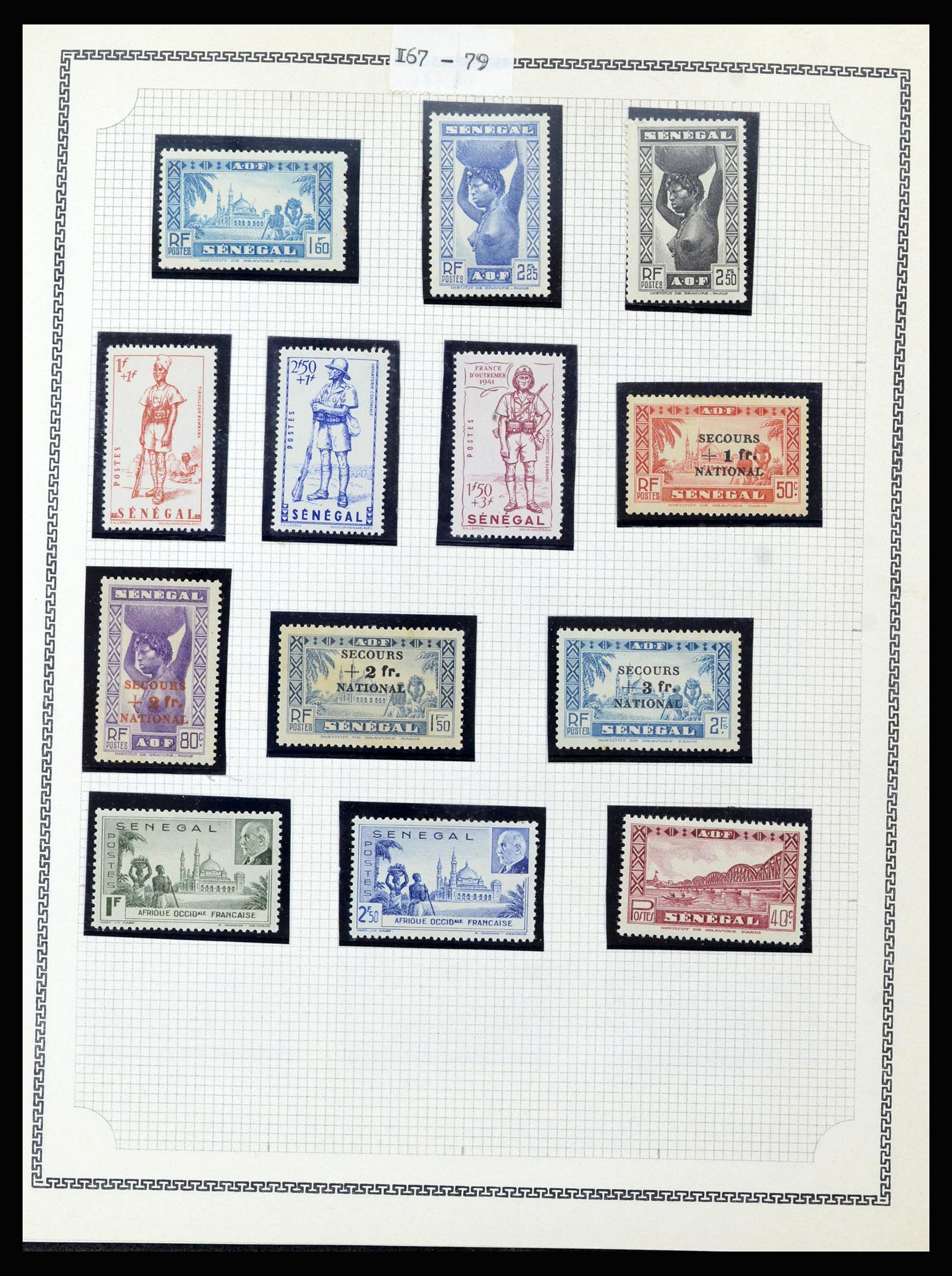 37175 425 - Postzegelverzameling 37175 Franse koloniën 1880-1974.
