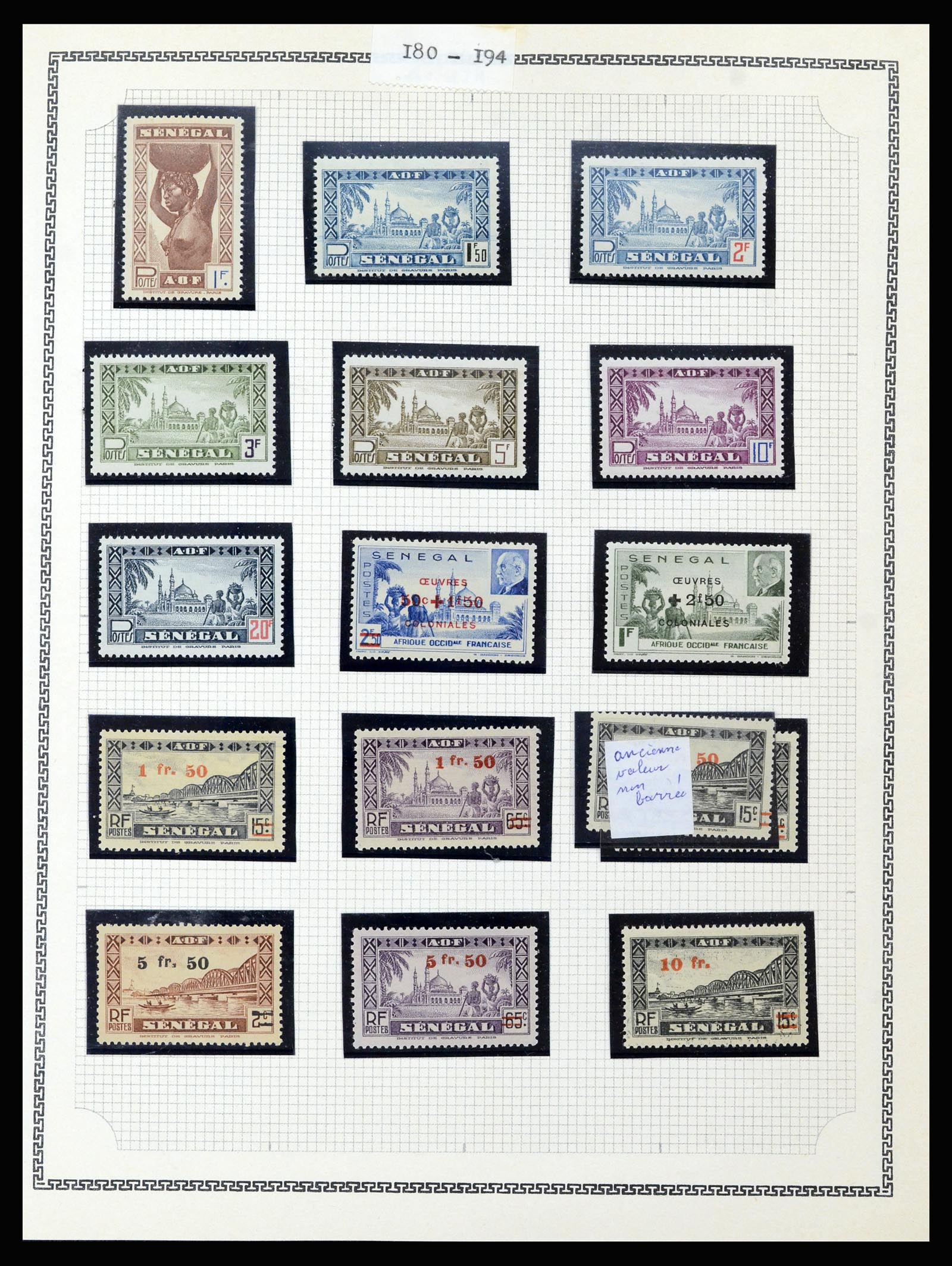 37175 426 - Postzegelverzameling 37175 Franse koloniën 1880-1974.