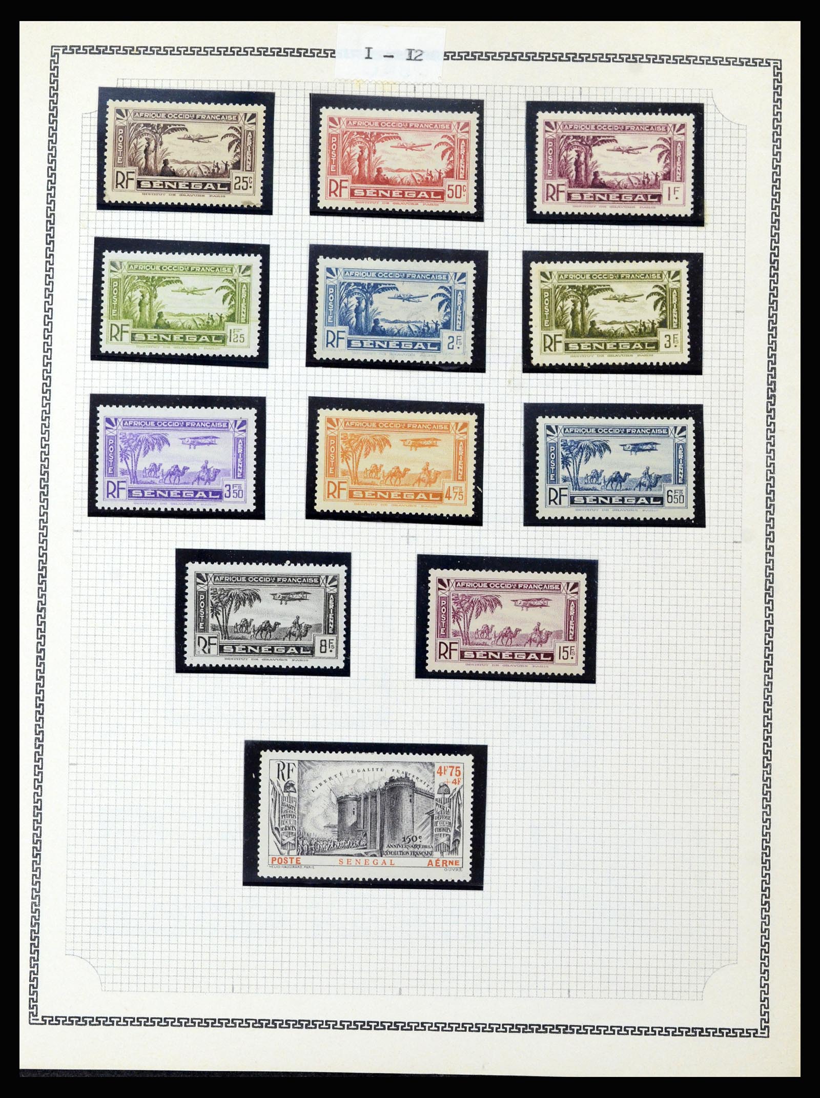 37175 427 - Postzegelverzameling 37175 Franse koloniën 1880-1974.