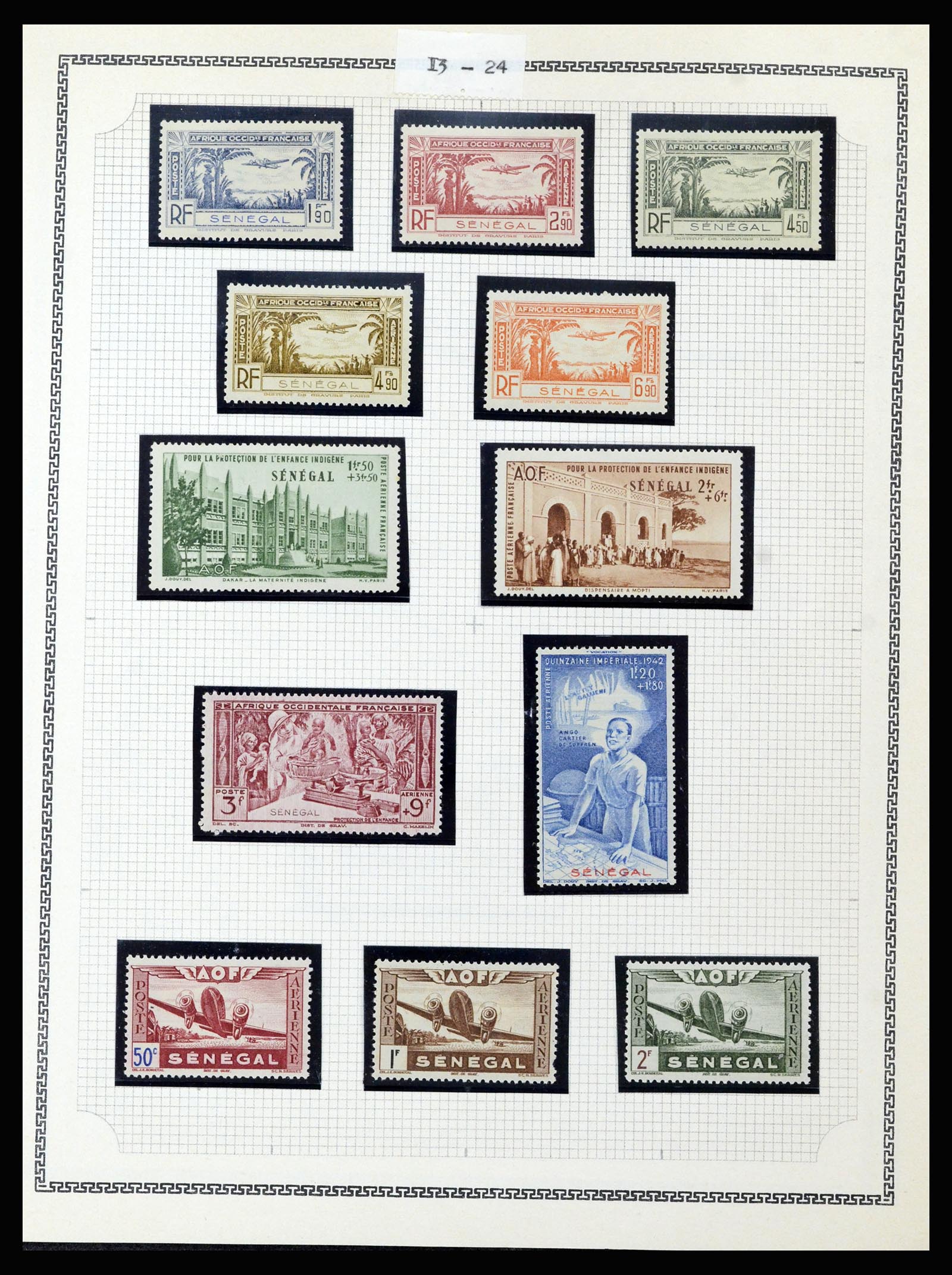 37175 428 - Postzegelverzameling 37175 Franse koloniën 1880-1974.