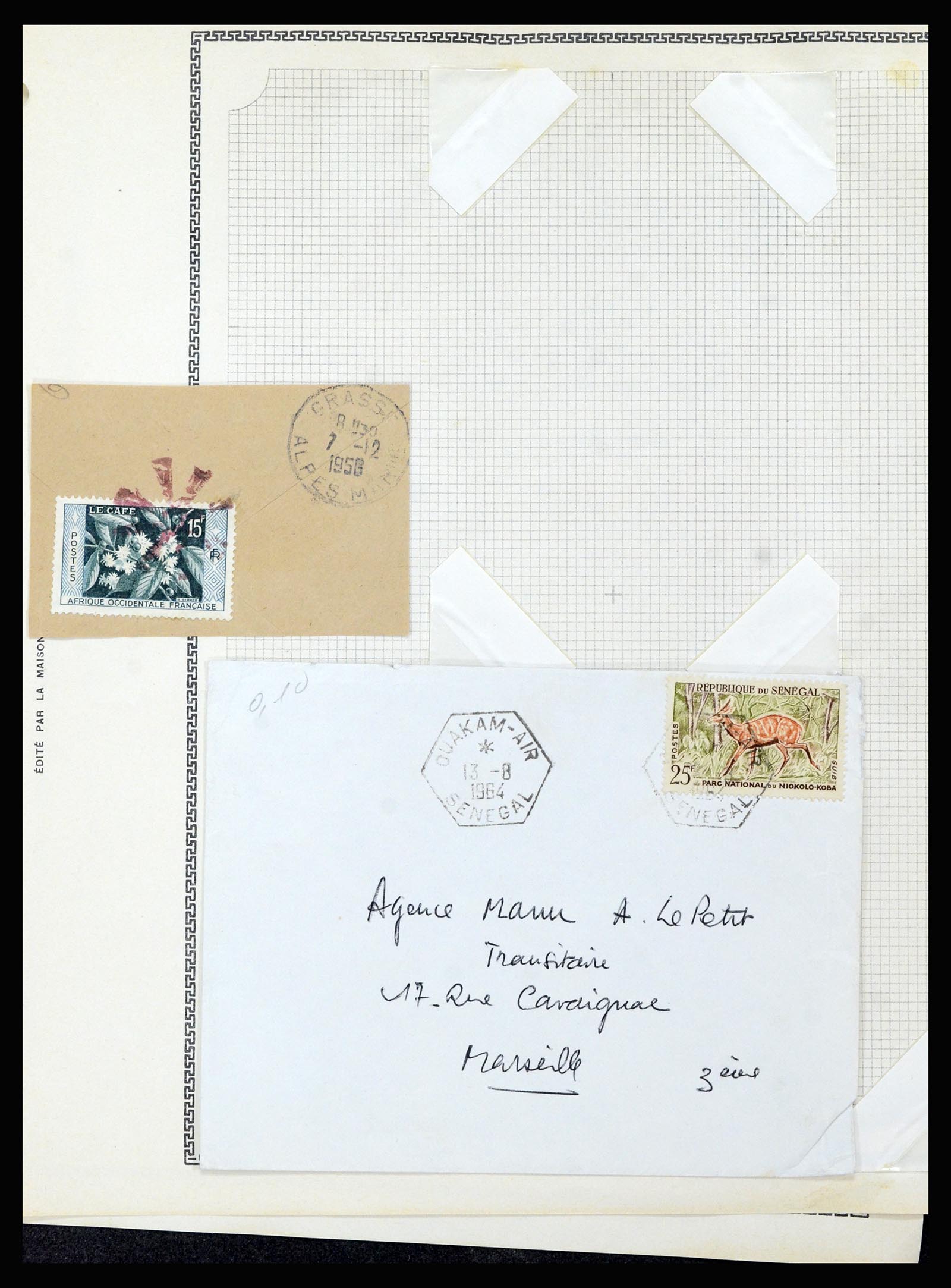 37175 432 - Postzegelverzameling 37175 Franse koloniën 1880-1974.